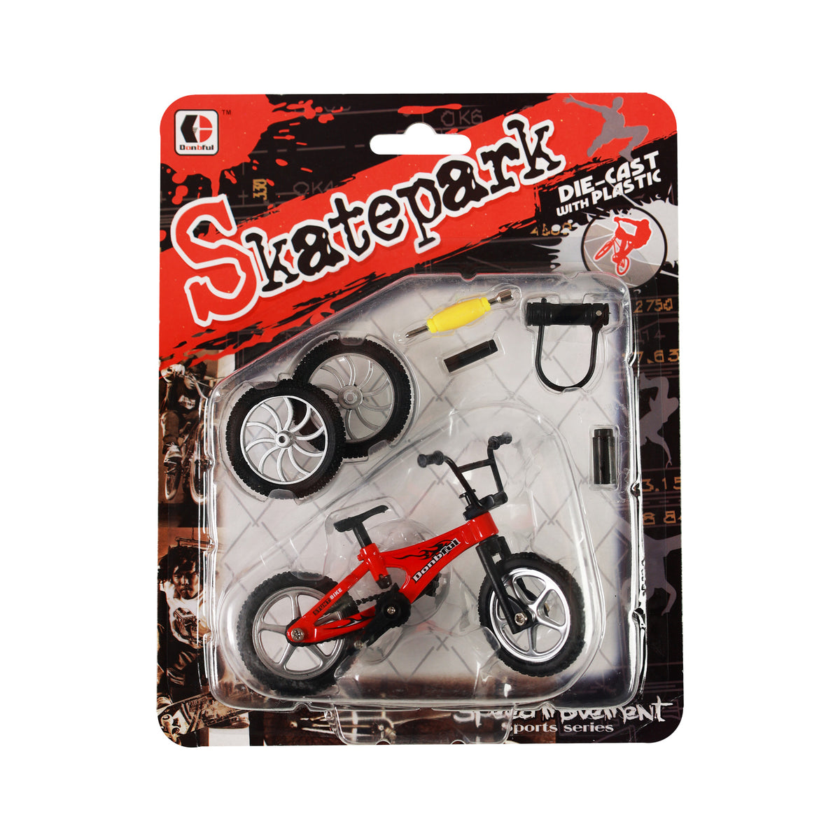 Screw-together finger bike 12 cm