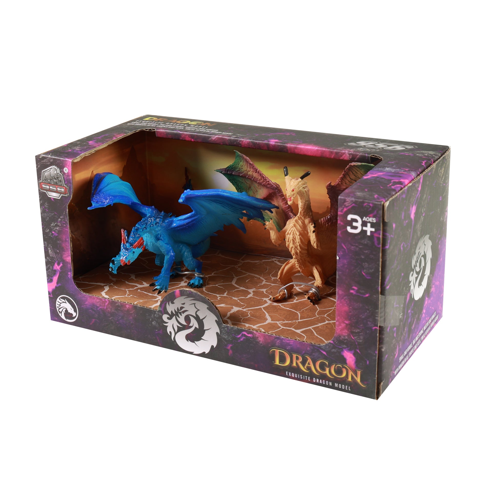 Dragon figures 12 cm, 2 pcs