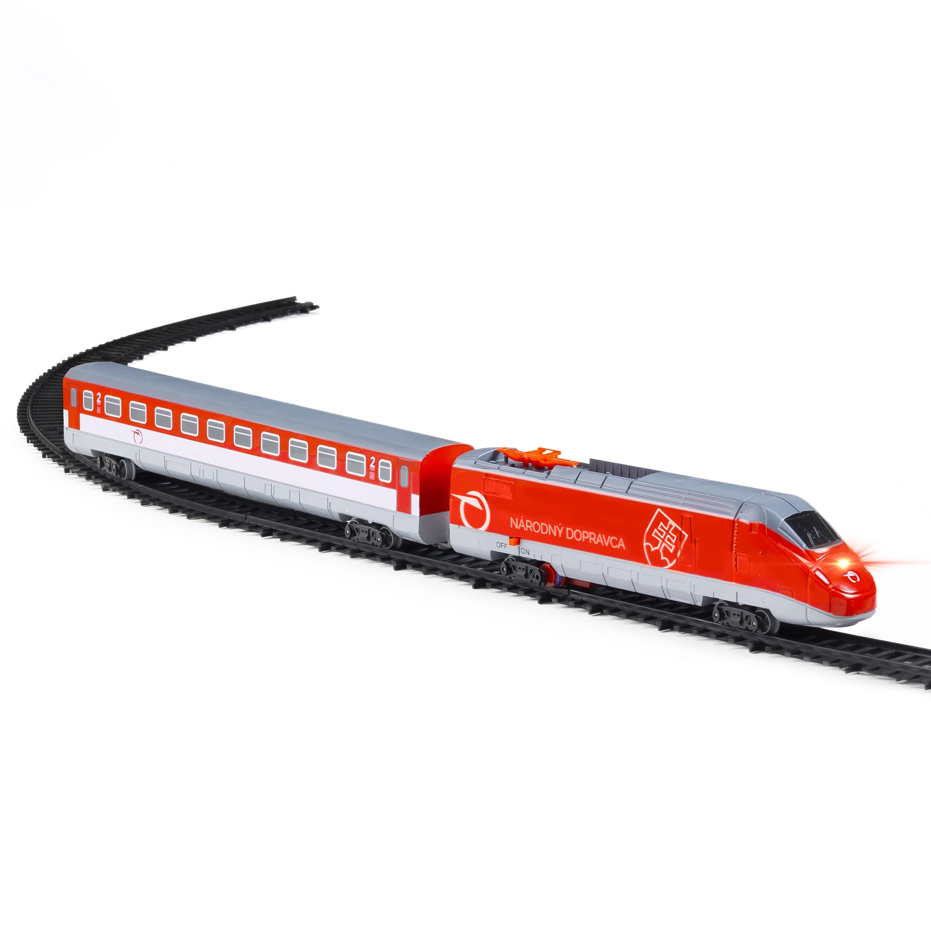 Slovak Railways train set with lights and sound