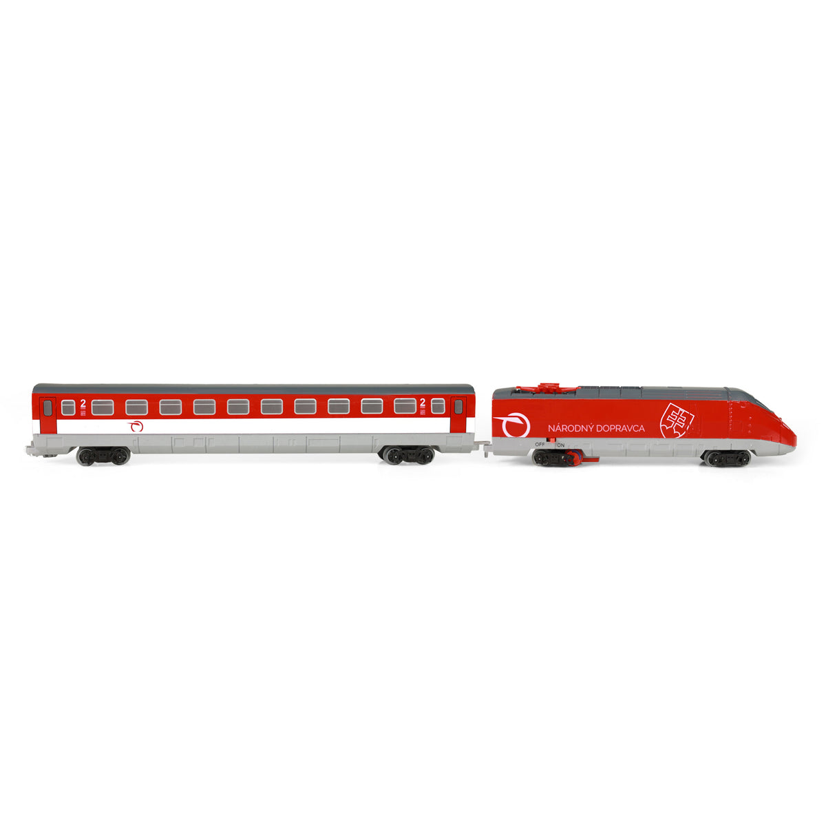 Slovak Railways train set with lights and sound
