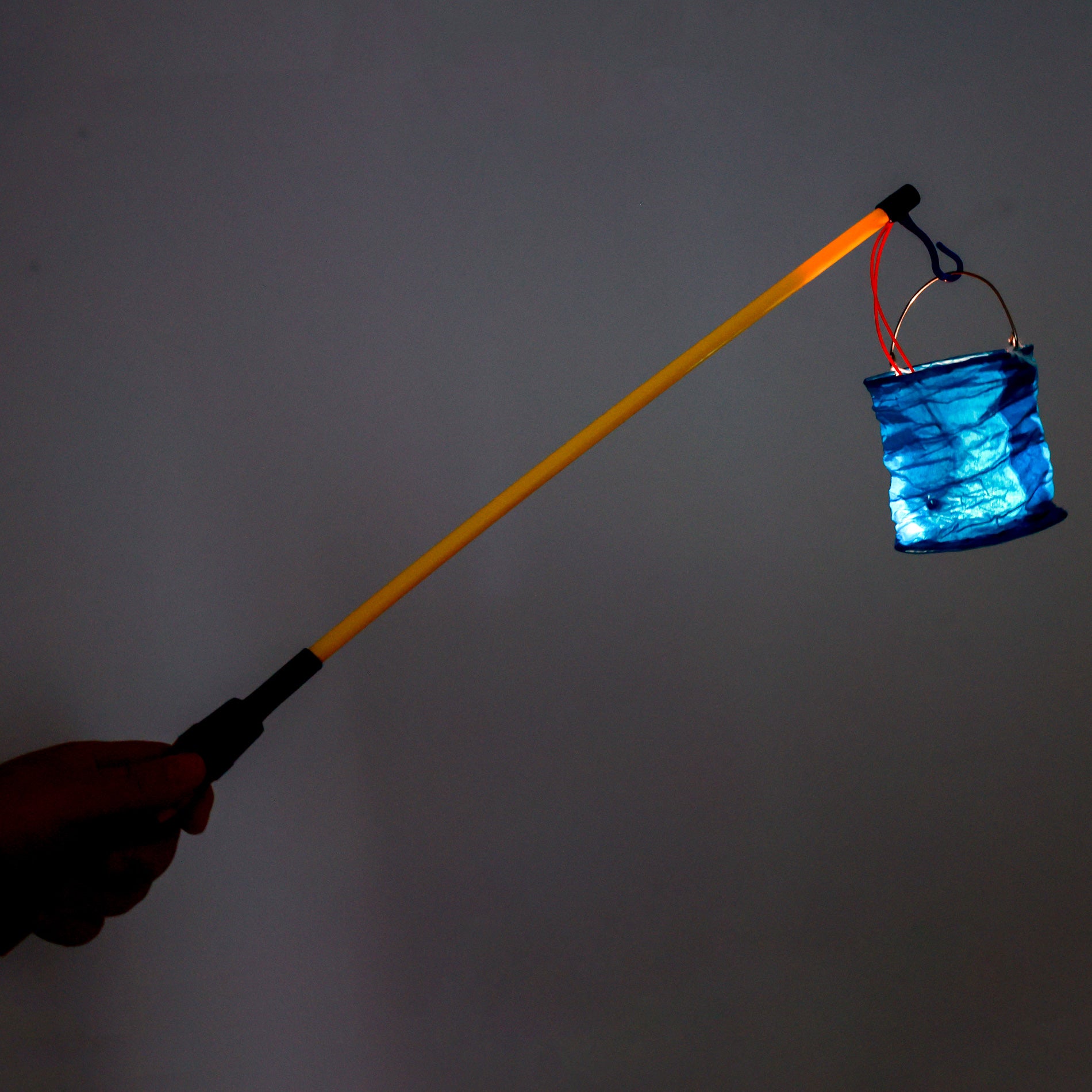 Lantern pole with LED light 60 cm