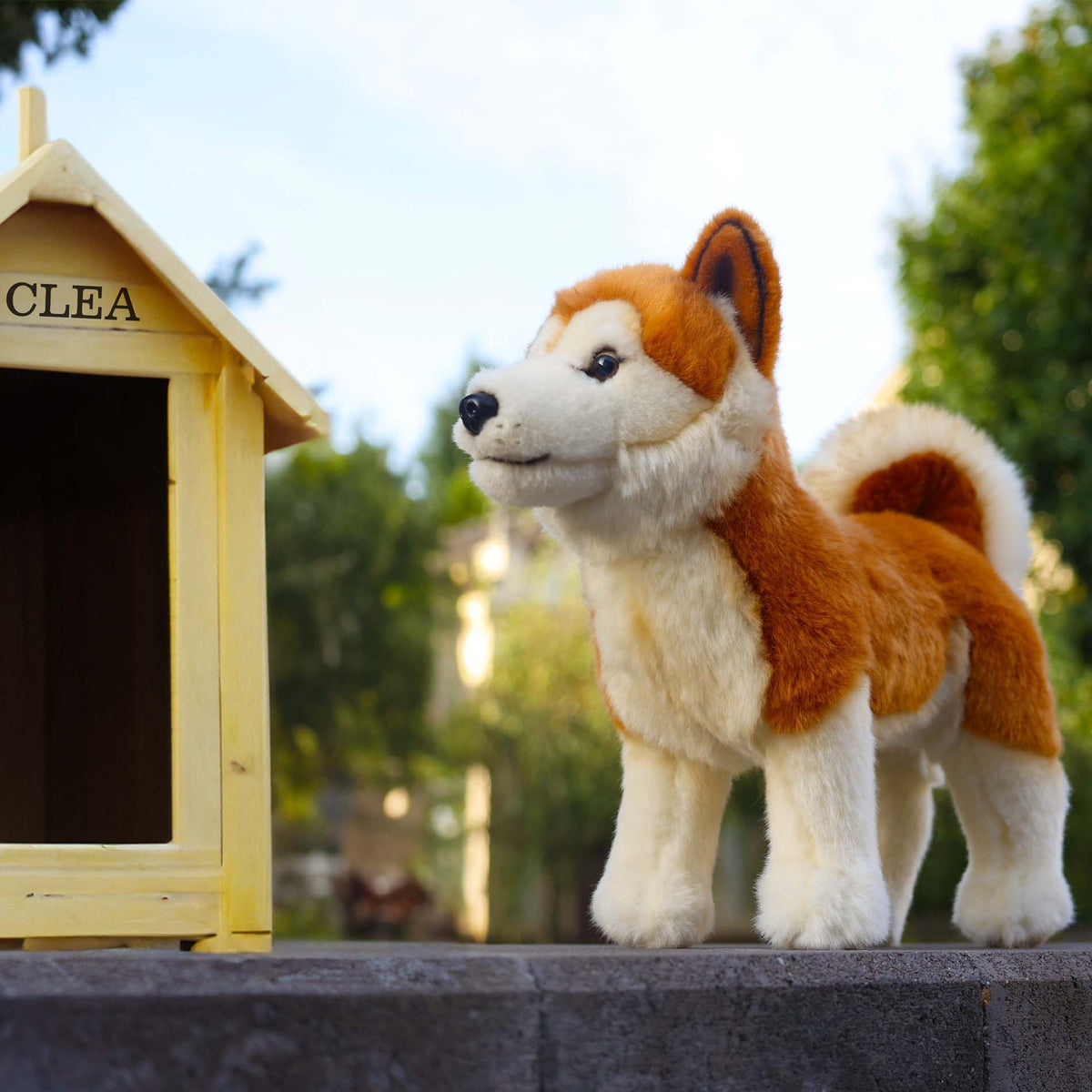 Plush Akita Inu dog 30 cm