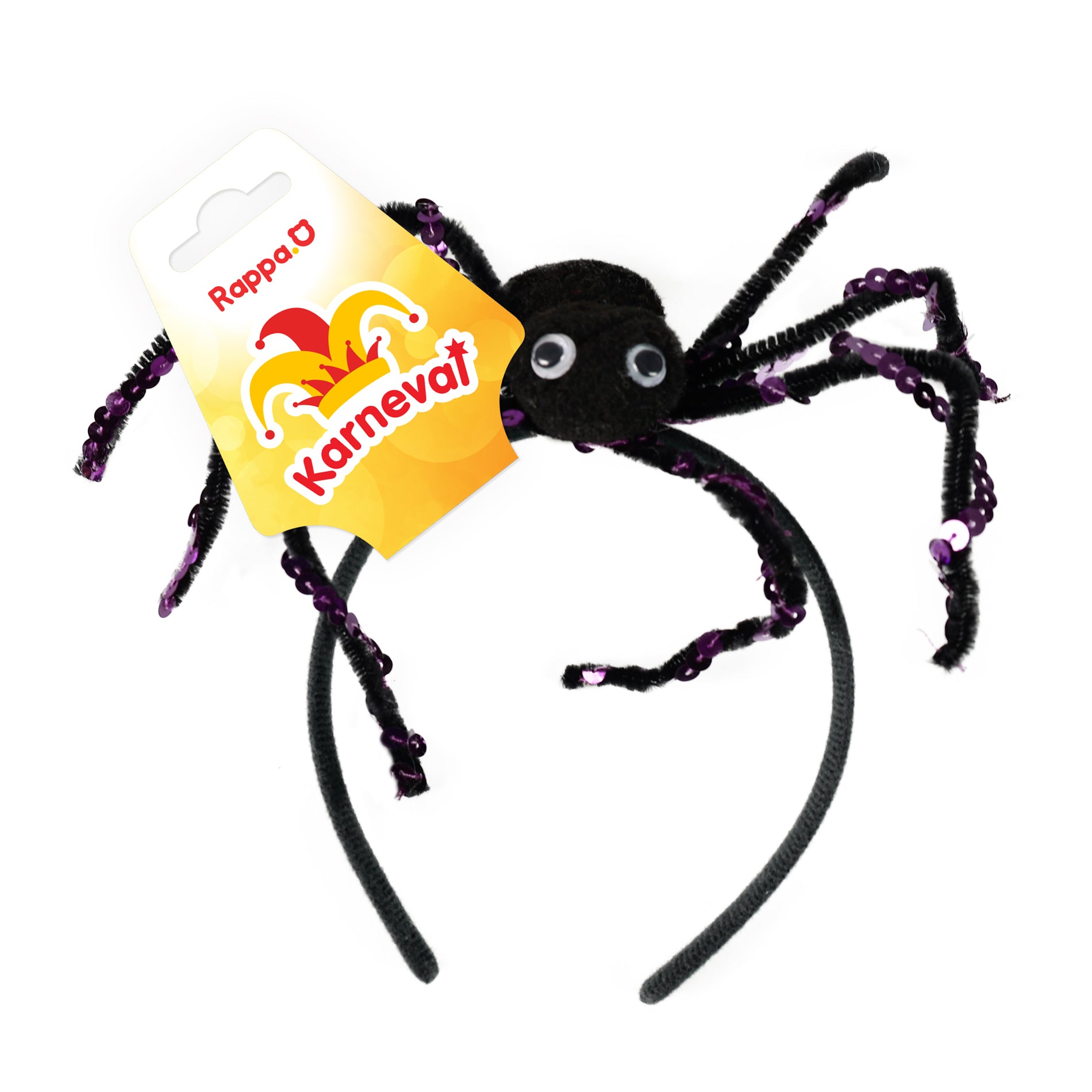 Halloween Headband with Black Spider