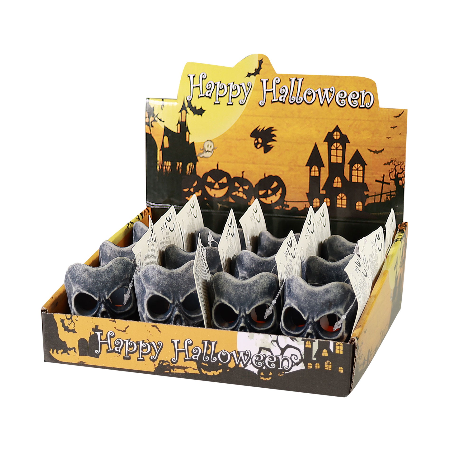 Halloween skull lamp 7 cm