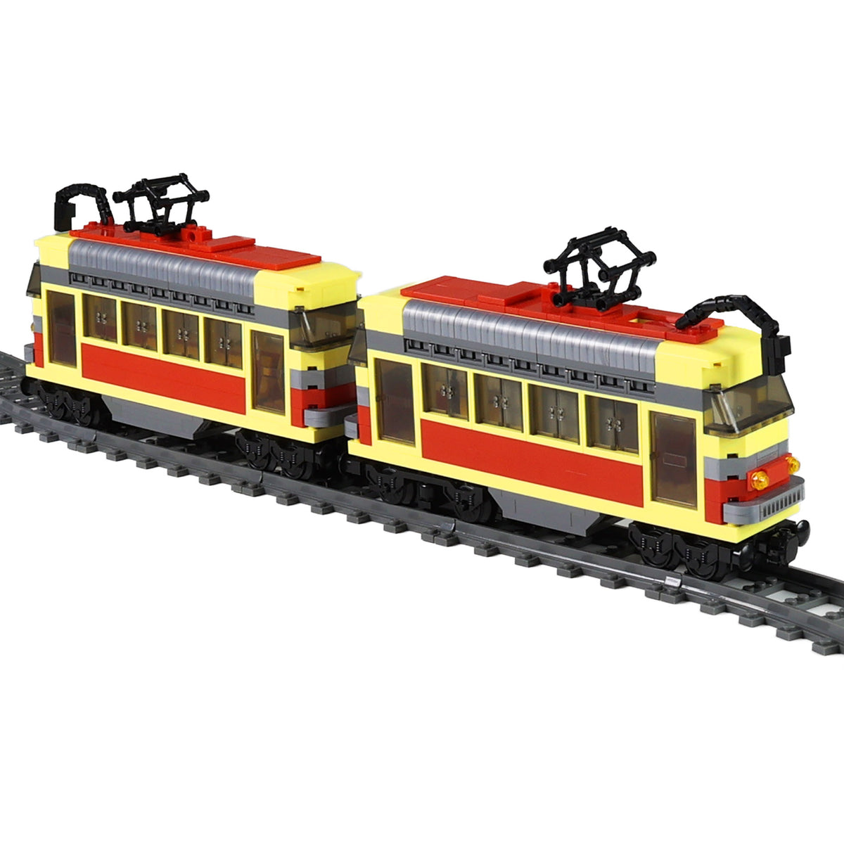 BLOXO tram building set with tracks 724 pcs