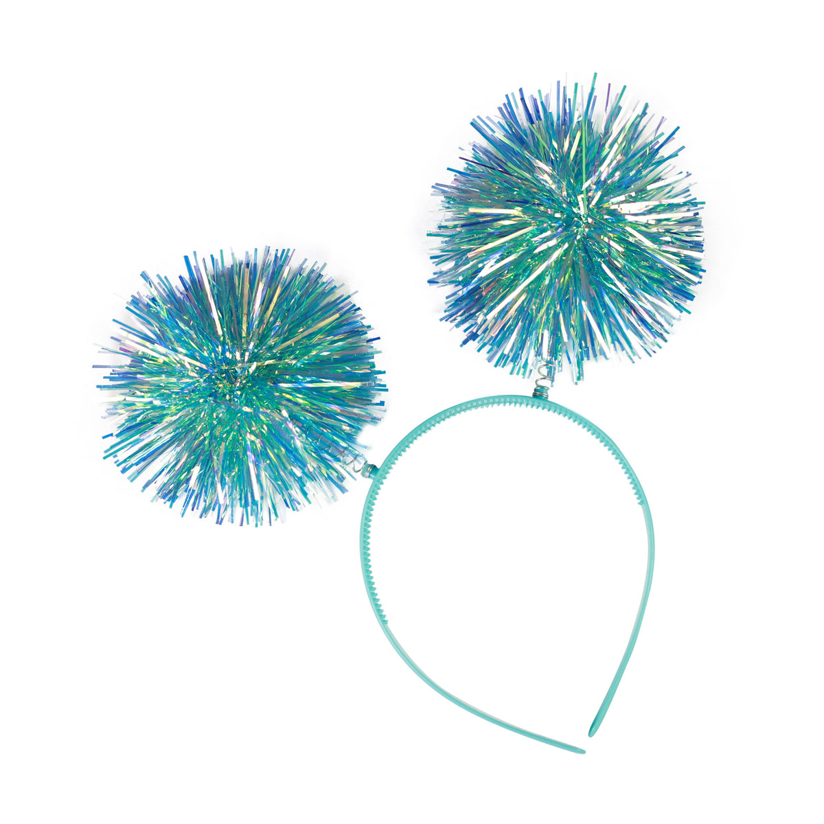 Carnival headband with pom-pom tassels