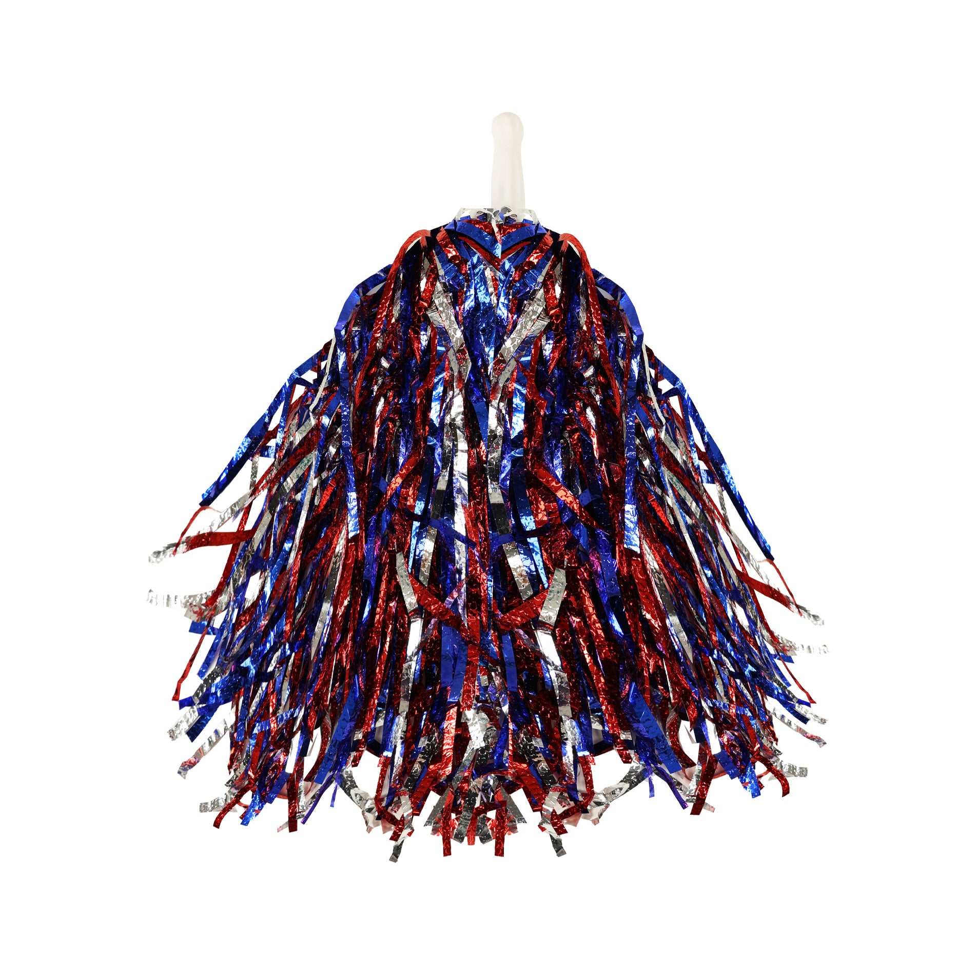 Tricolor pom-pom cheer wands, 2 pcs