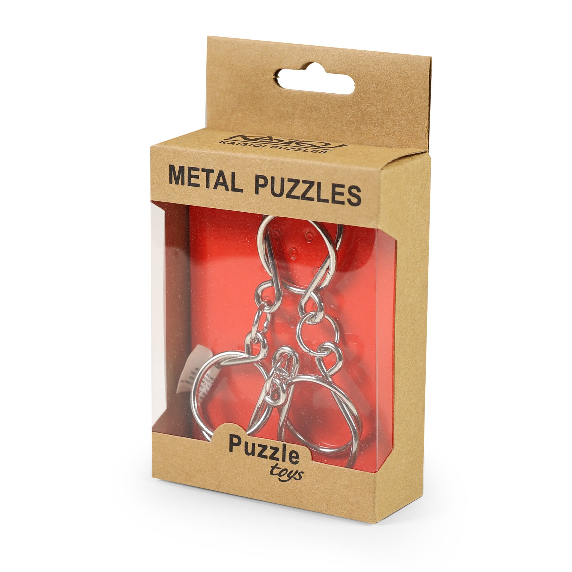 Metal brain teaser puzzle