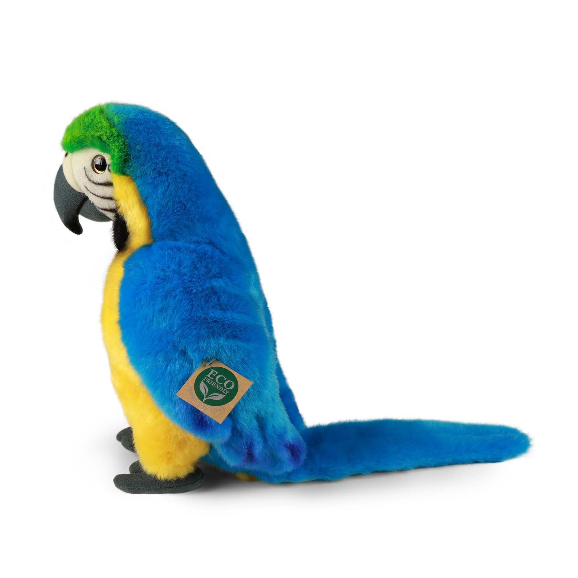 Plush macaw 28 cm