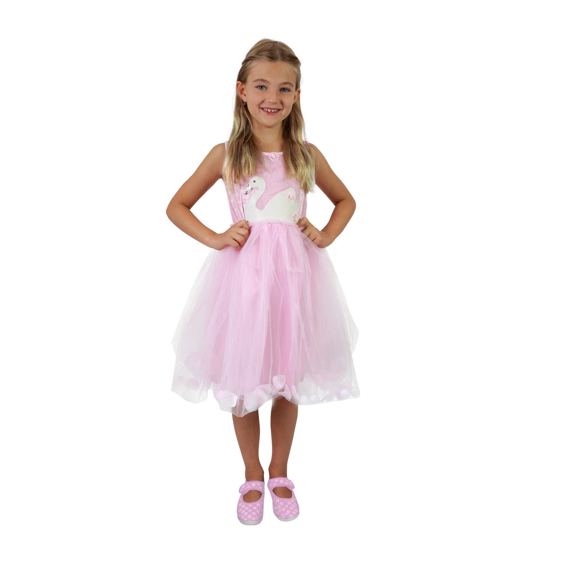 Swan princess children's costume (M)
