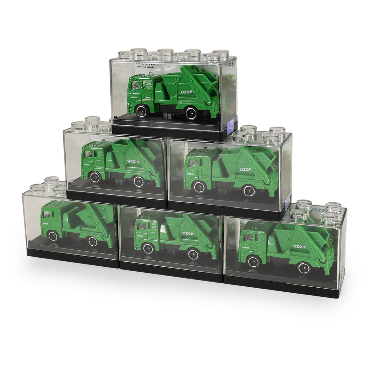 Metal garbage truck with container 7 cm / OZO Ostrava