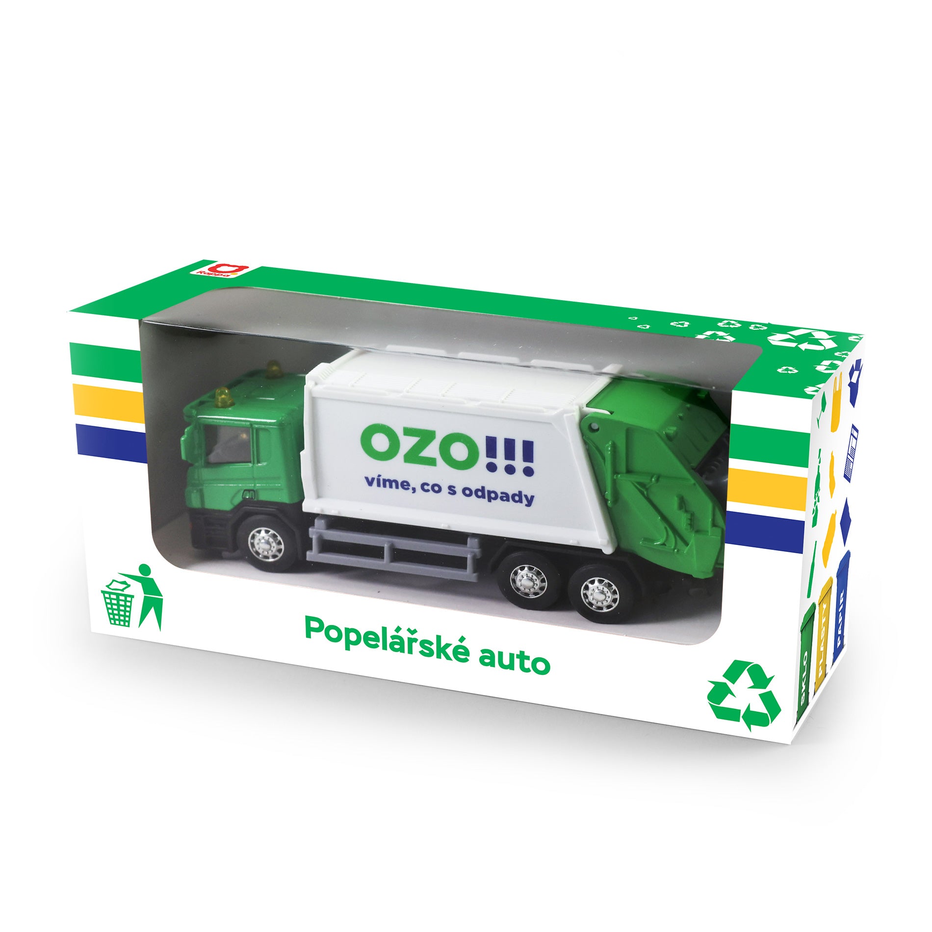 Metal garbage truck 15 cm / OZO Ostrava