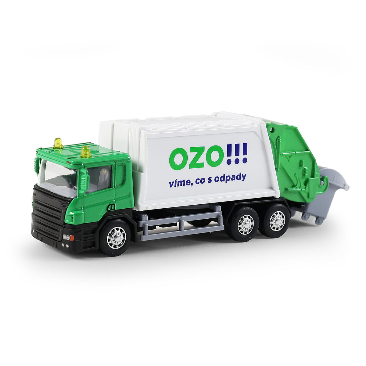 Metal garbage truck 15 cm / OZO Ostrava