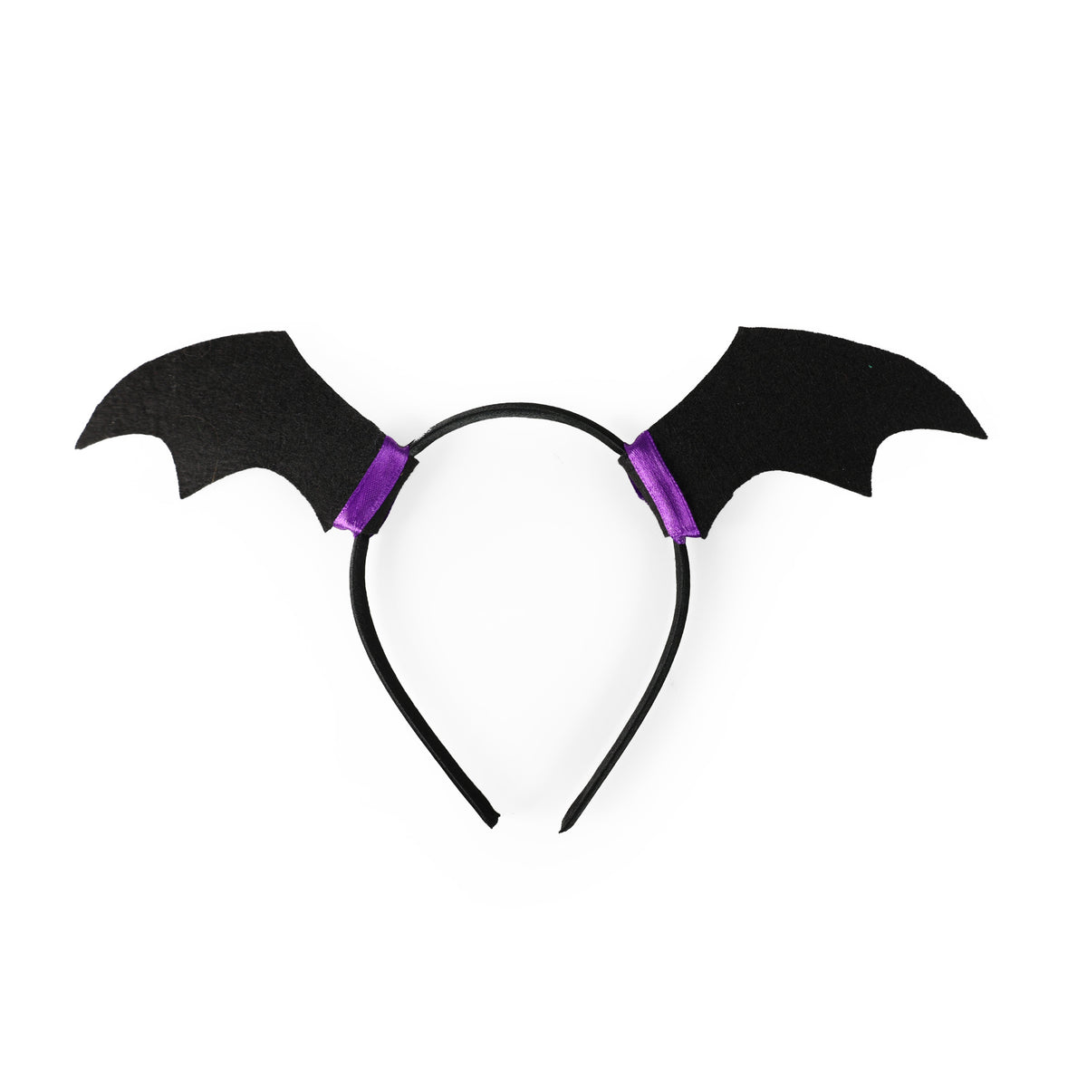 Witch costume set with tutu skirt and bat-ear headband