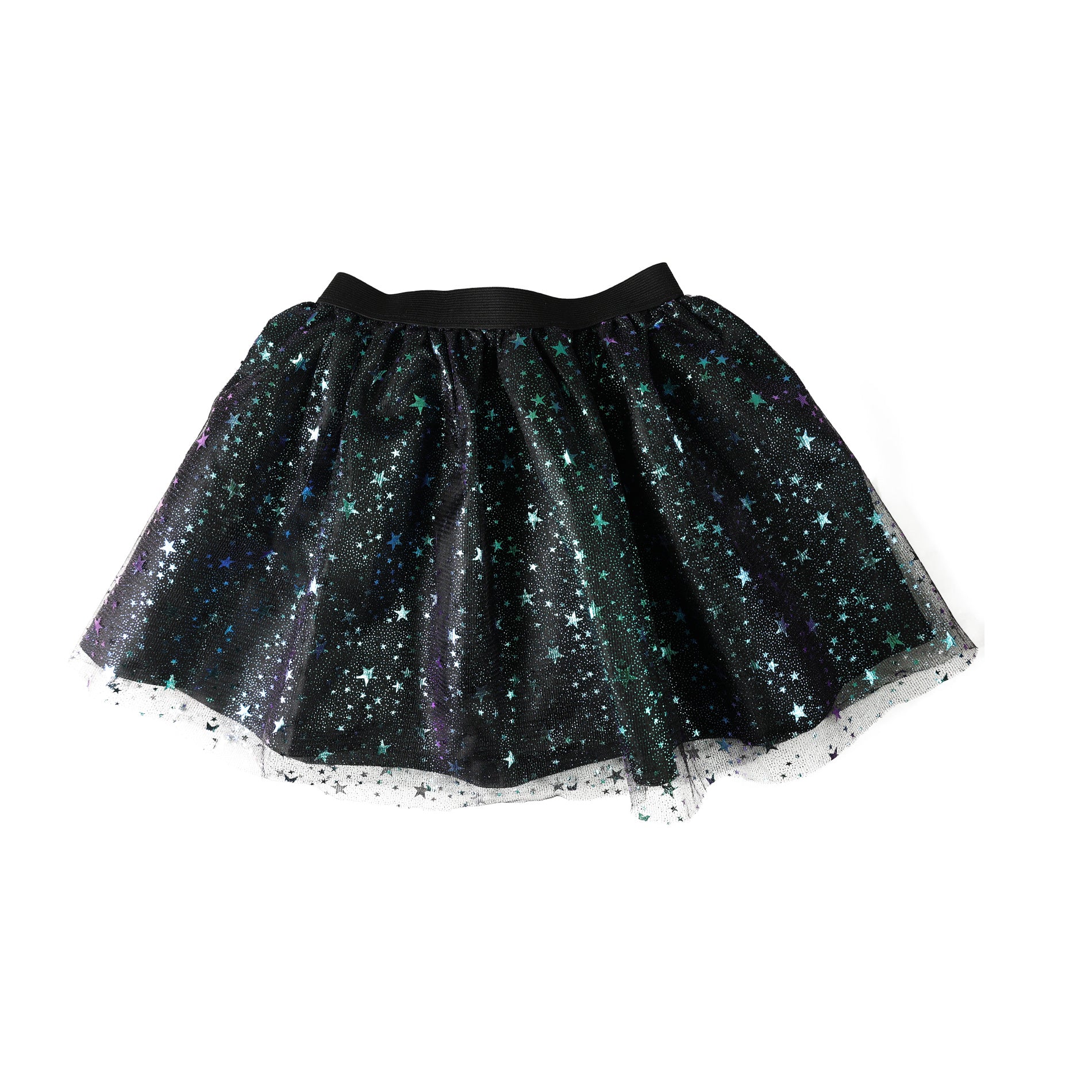 Witch costume set with tutu skirt and bat-ear headband