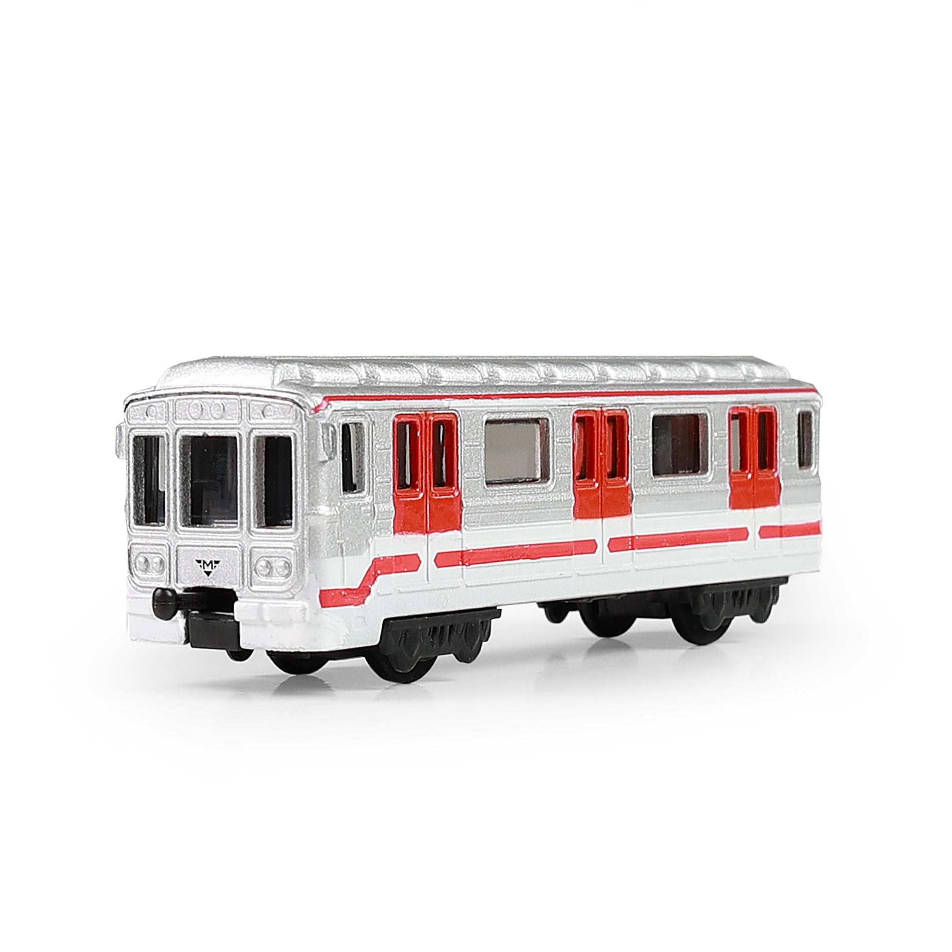 Prague Metro metal train set mini 8 cm / Pražské metro