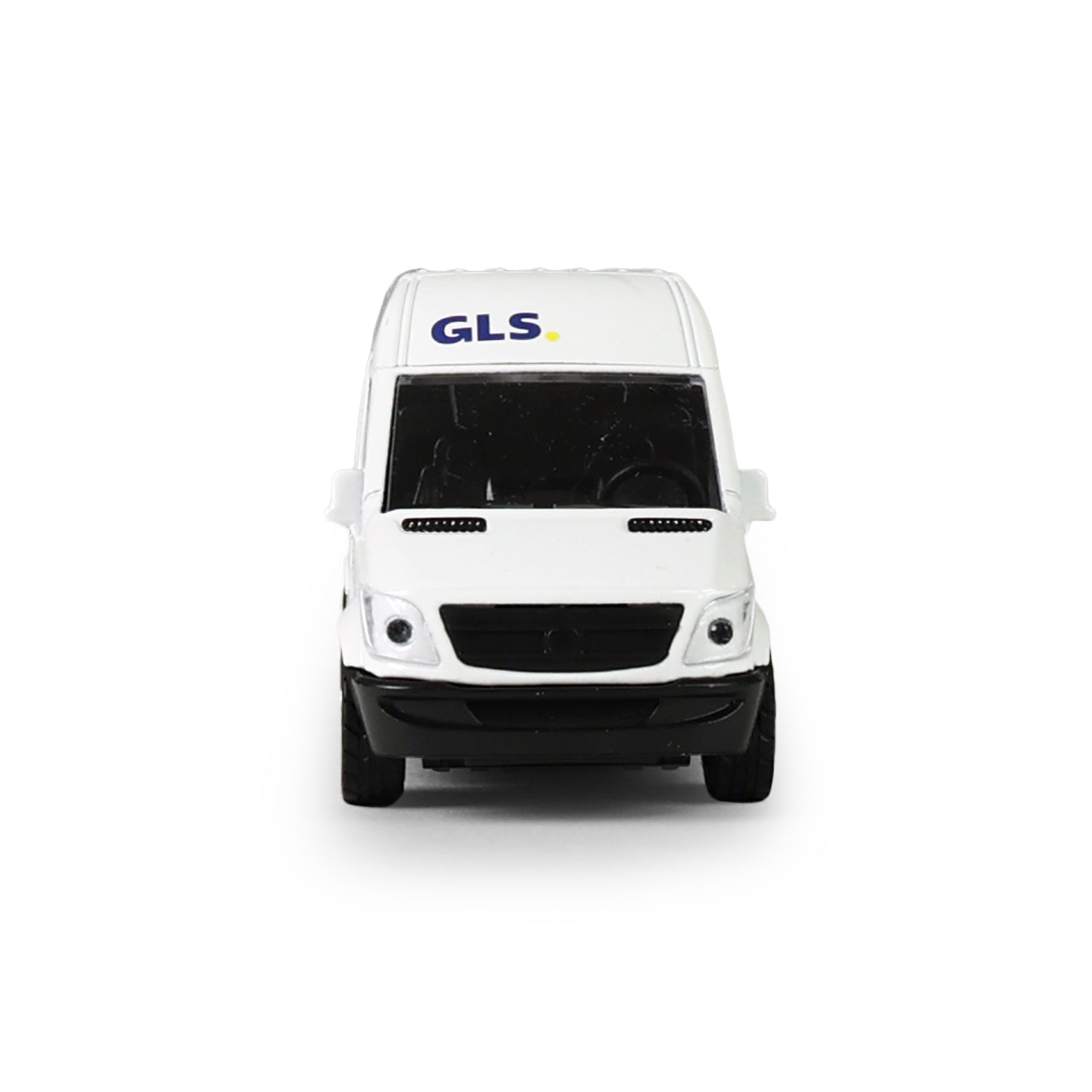 Metal GLS delivery van with opening doors 12 cm