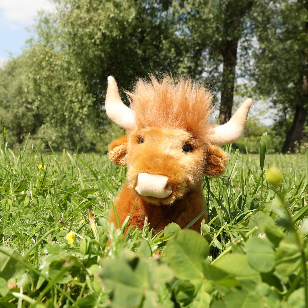 Plush Highland cattle 16 cm
