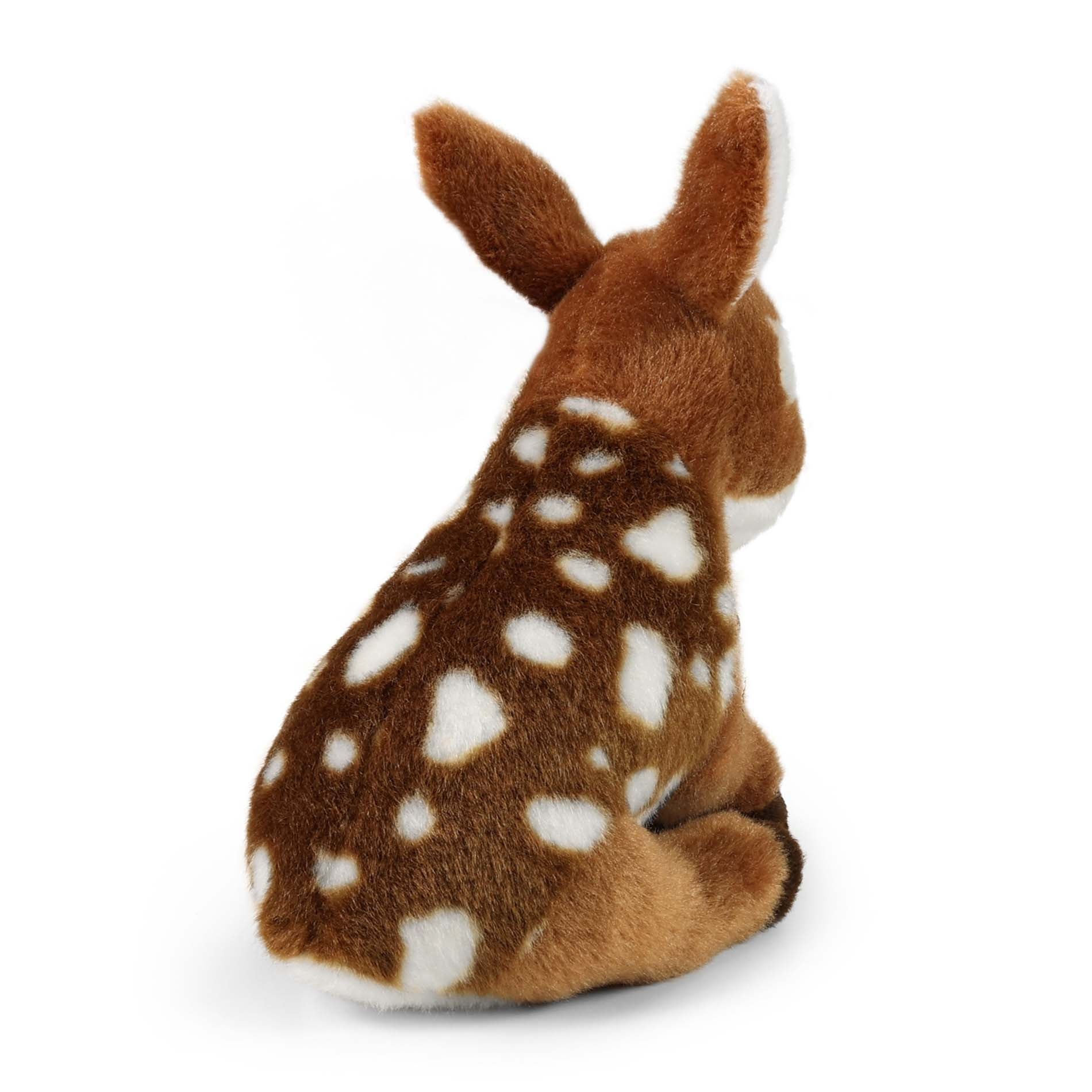 Plush sitting fawn 20 cm, eco-friendly