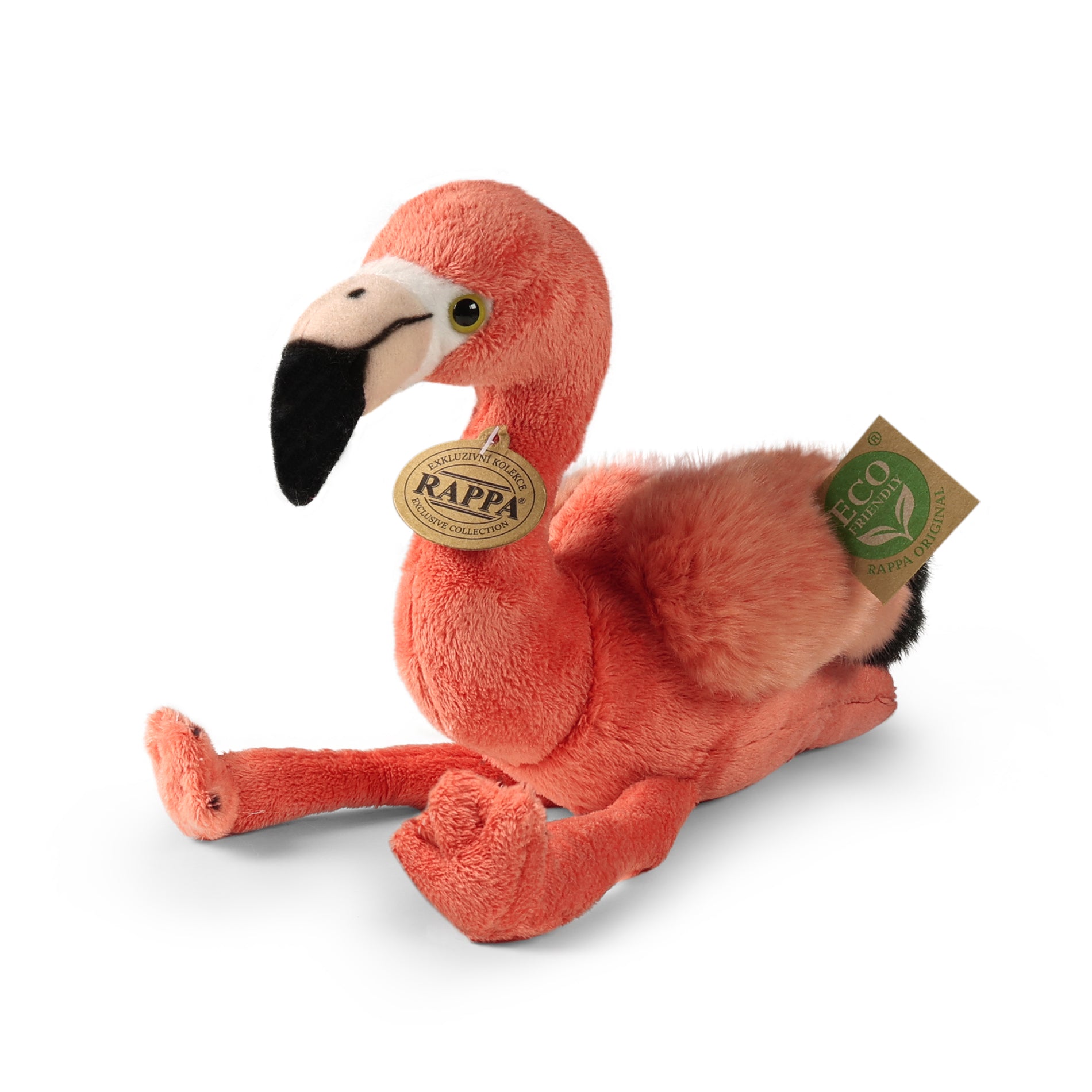 Eco-friendly plush flamingo 28 cm