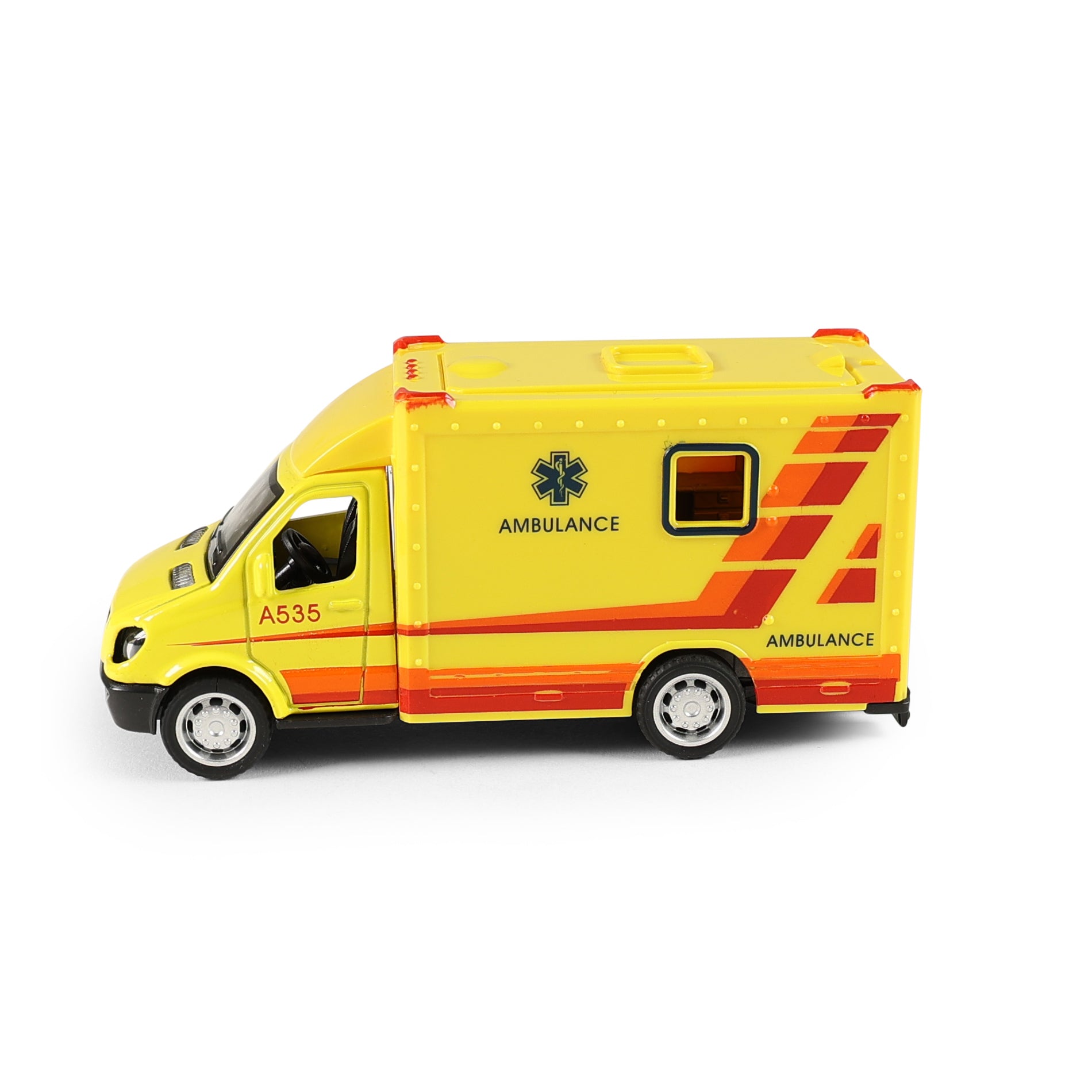 Toy ambulance metal and plastic 10 cm