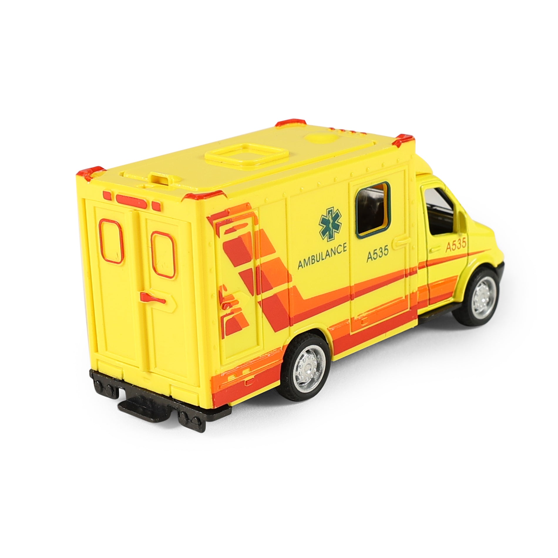 Toy ambulance metal and plastic 10 cm