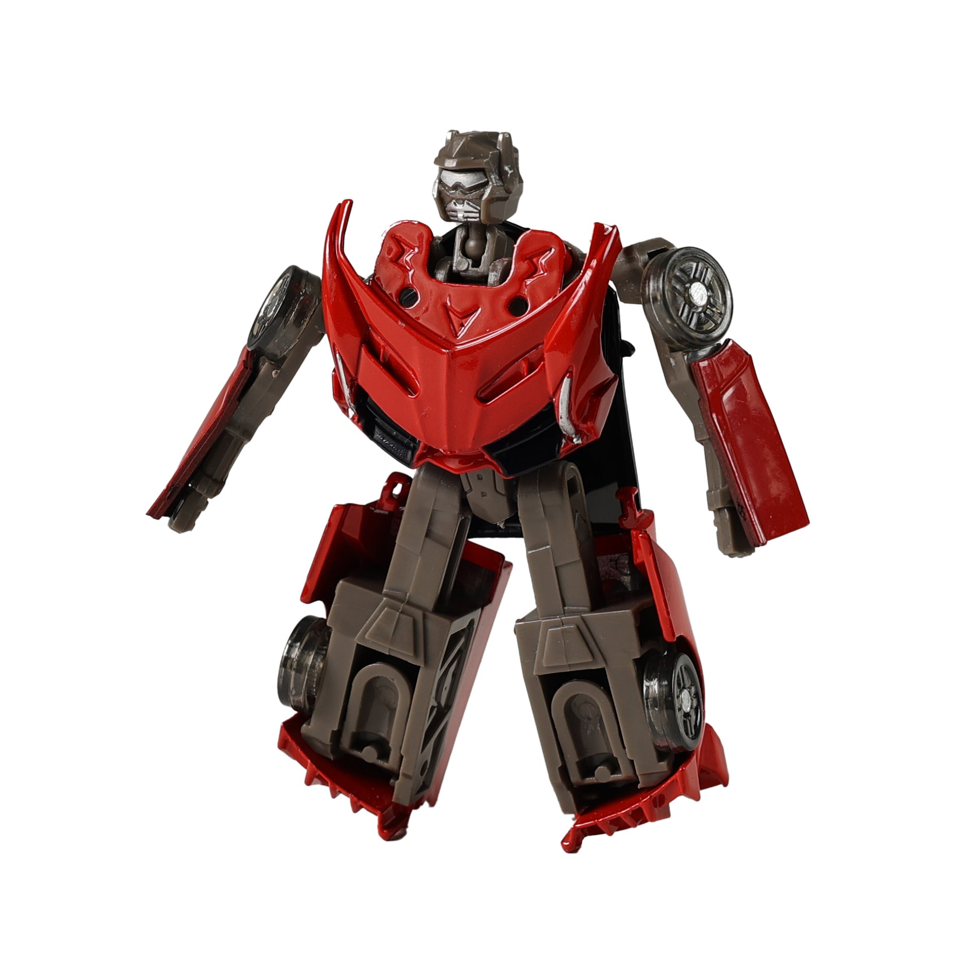 Transforming robot car metal/plastic 9 cm