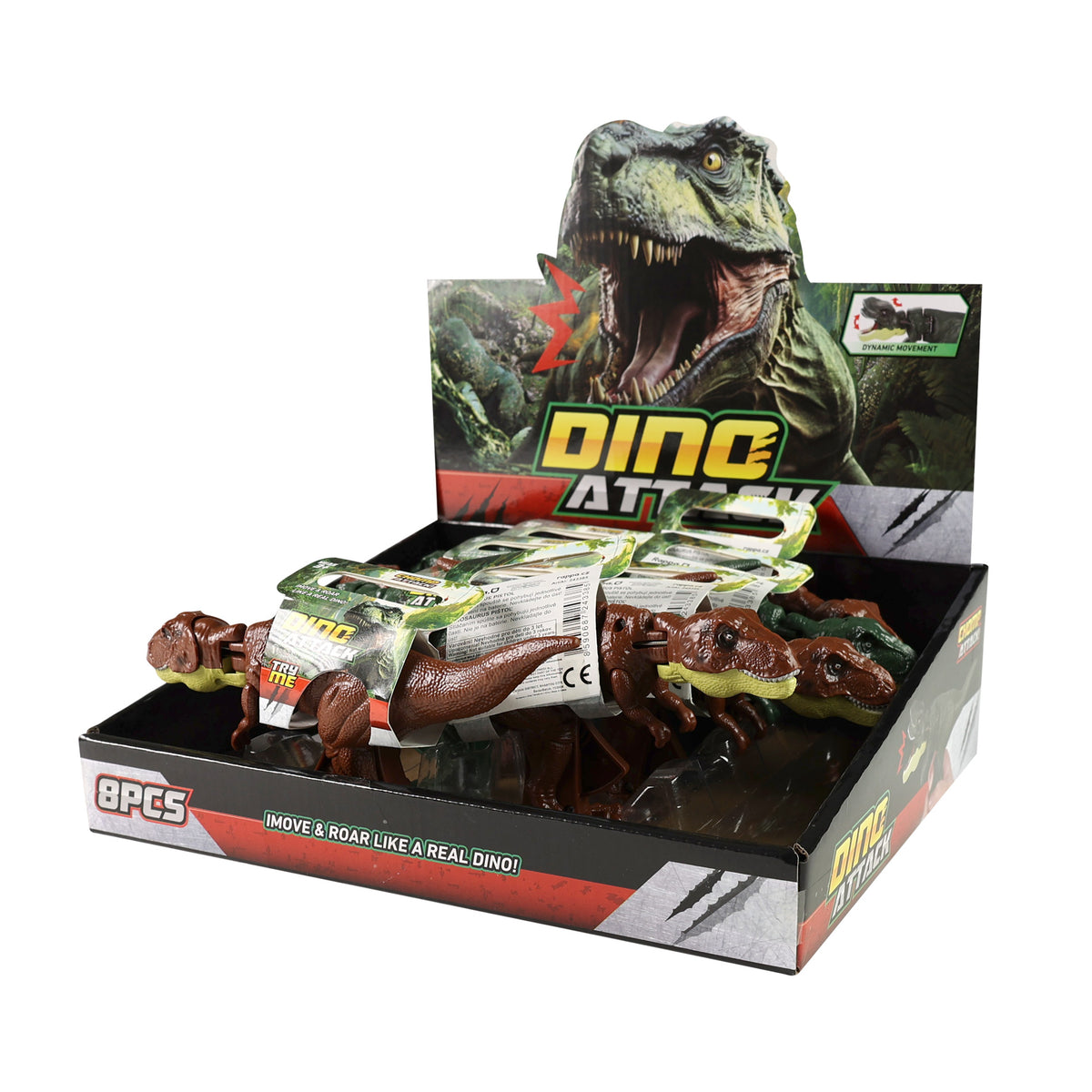 Moving T-Rex dinosaur toy pistol