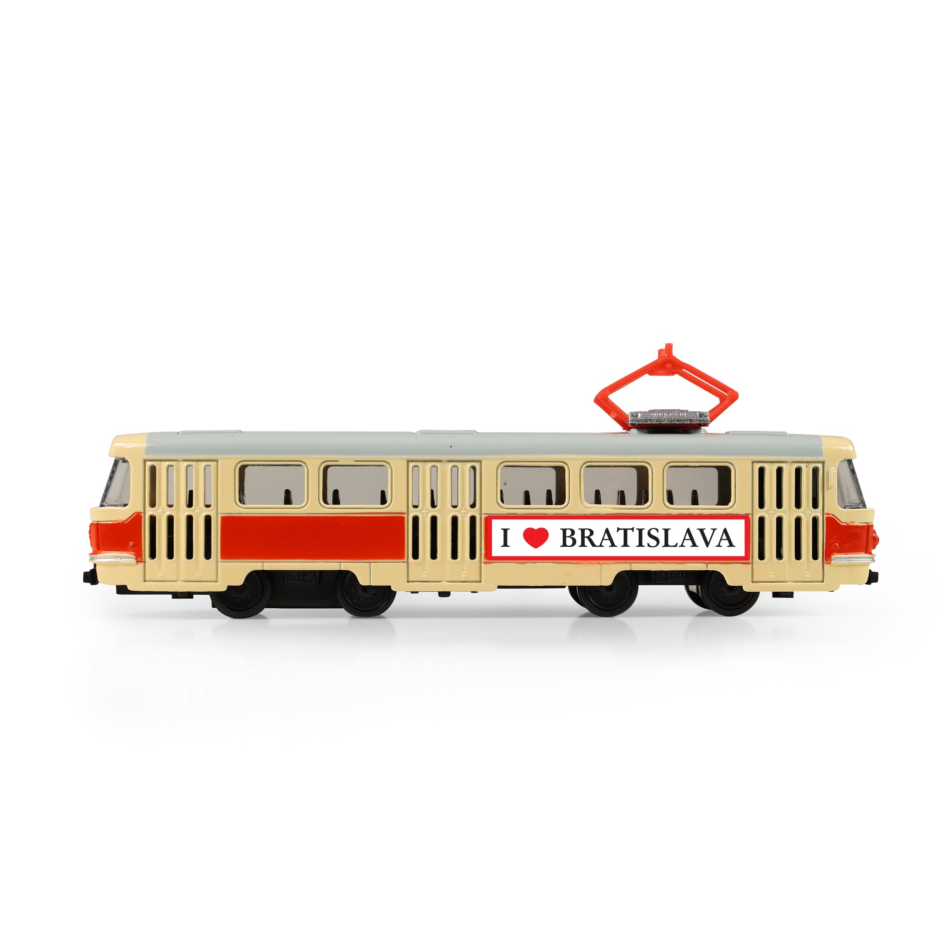 Metal retro tram Bratislava 16 cm