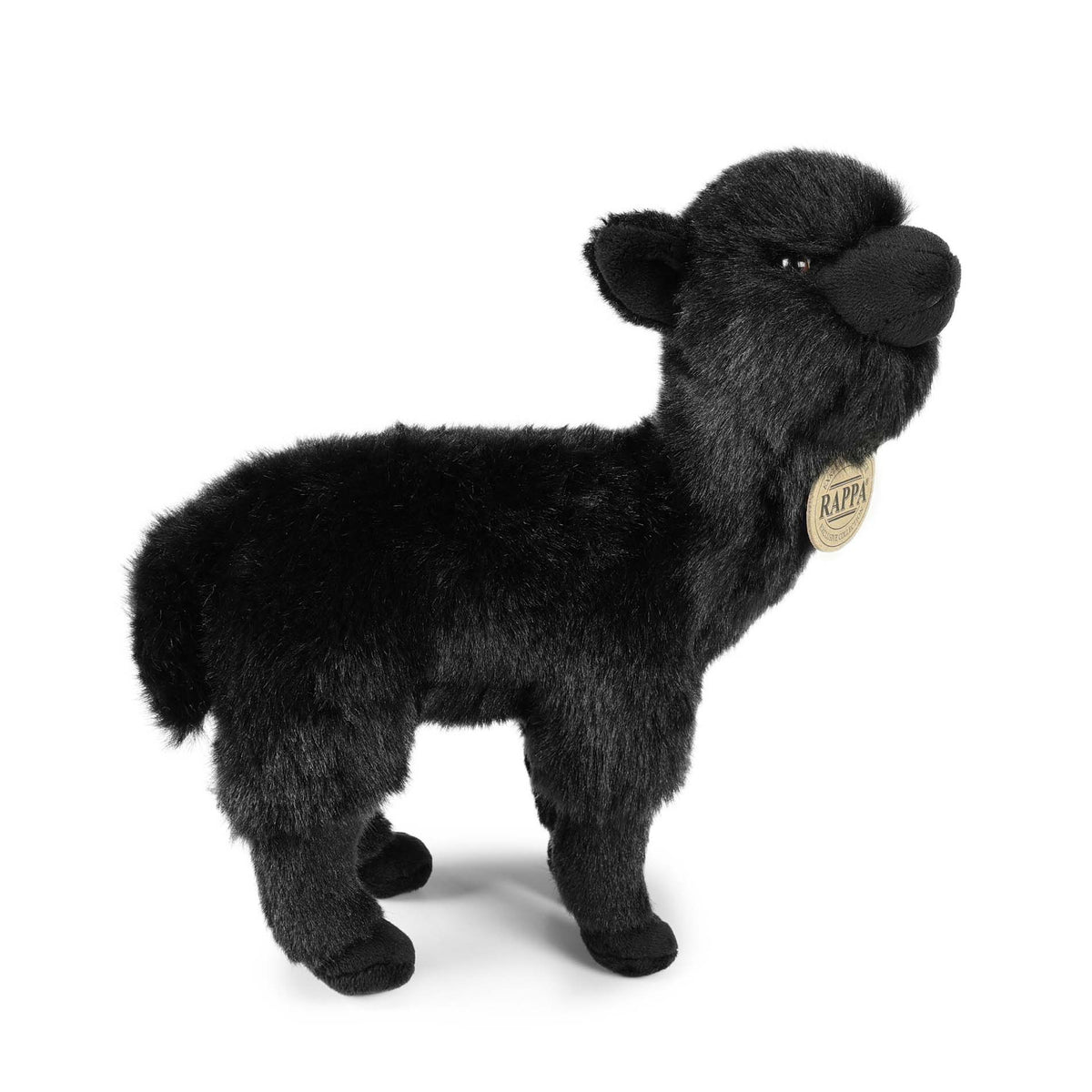 Black Alpaca Llama Plush Toy 23 cm
