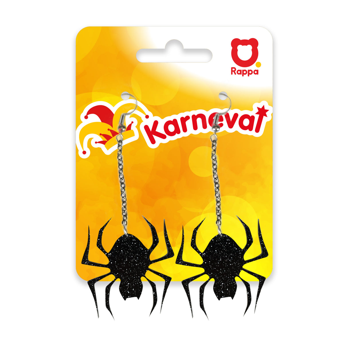 Spider Witch Halloween Earrings