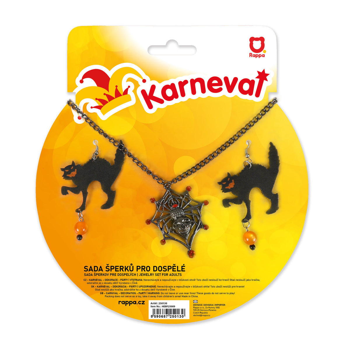 Halloween jewellery set for adults