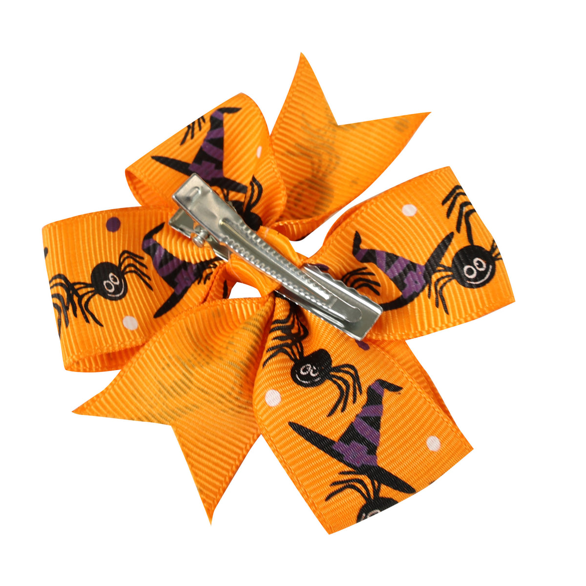 Orange Ghost Hair Clip for Halloween Costume