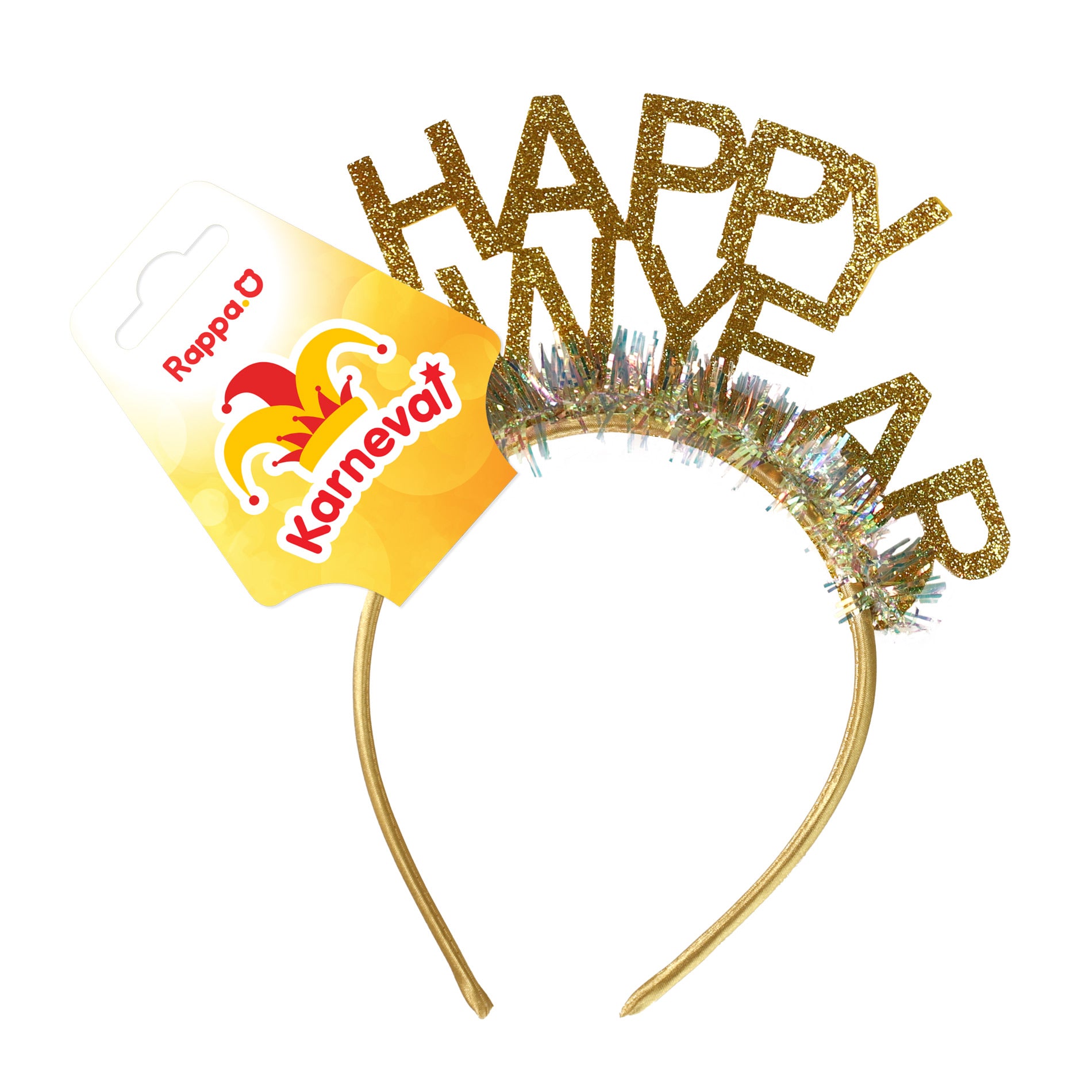 Golden Happy New Year Party Headband