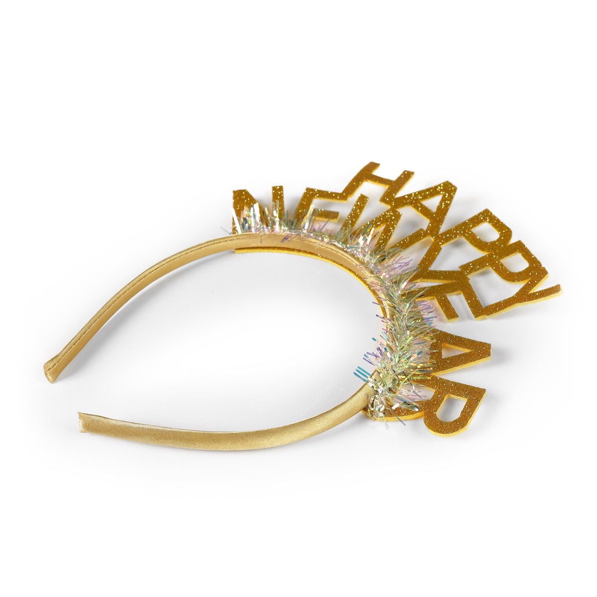 Golden Happy New Year Party Headband