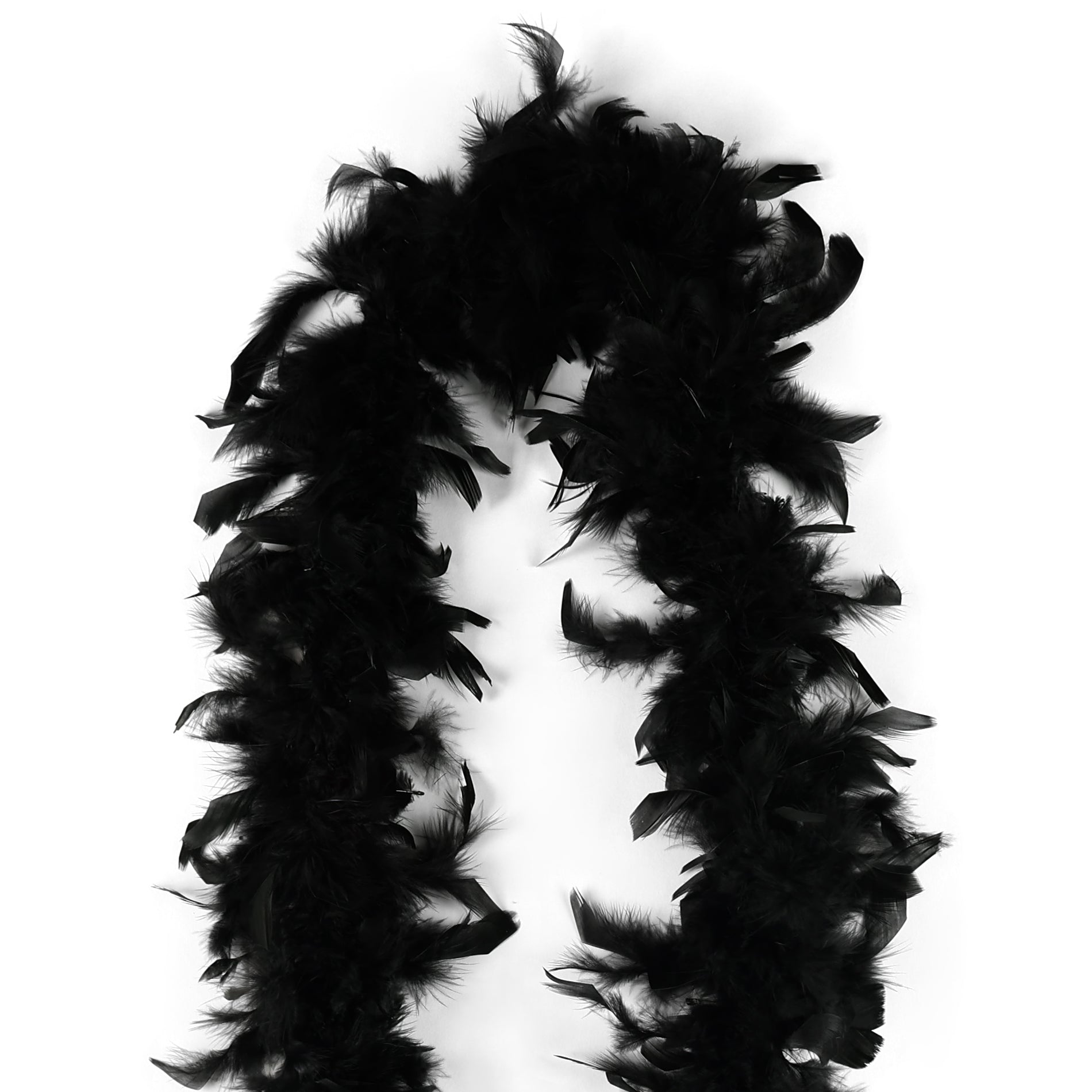 Black feather boa 2 m