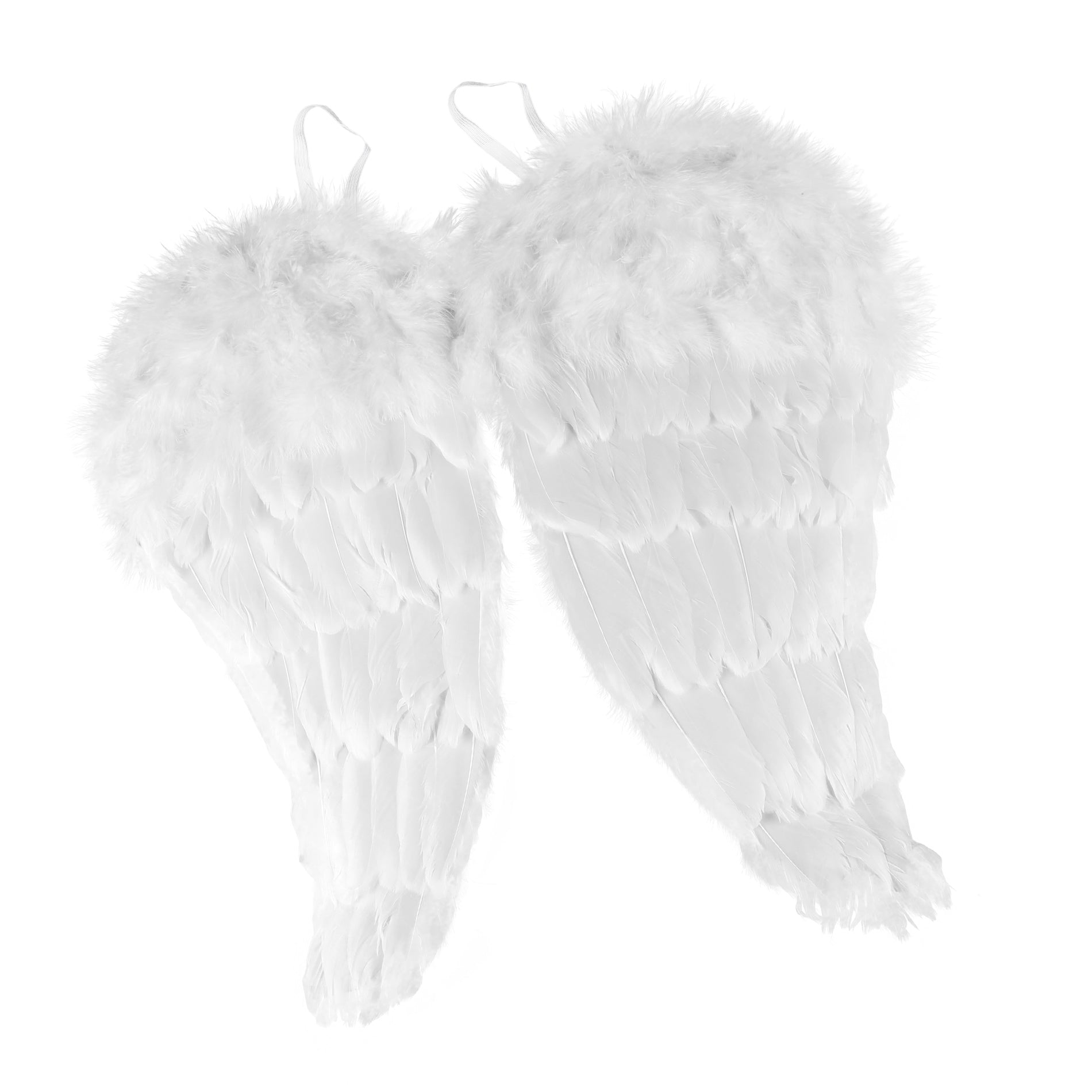 White feather angel wings 48 cm