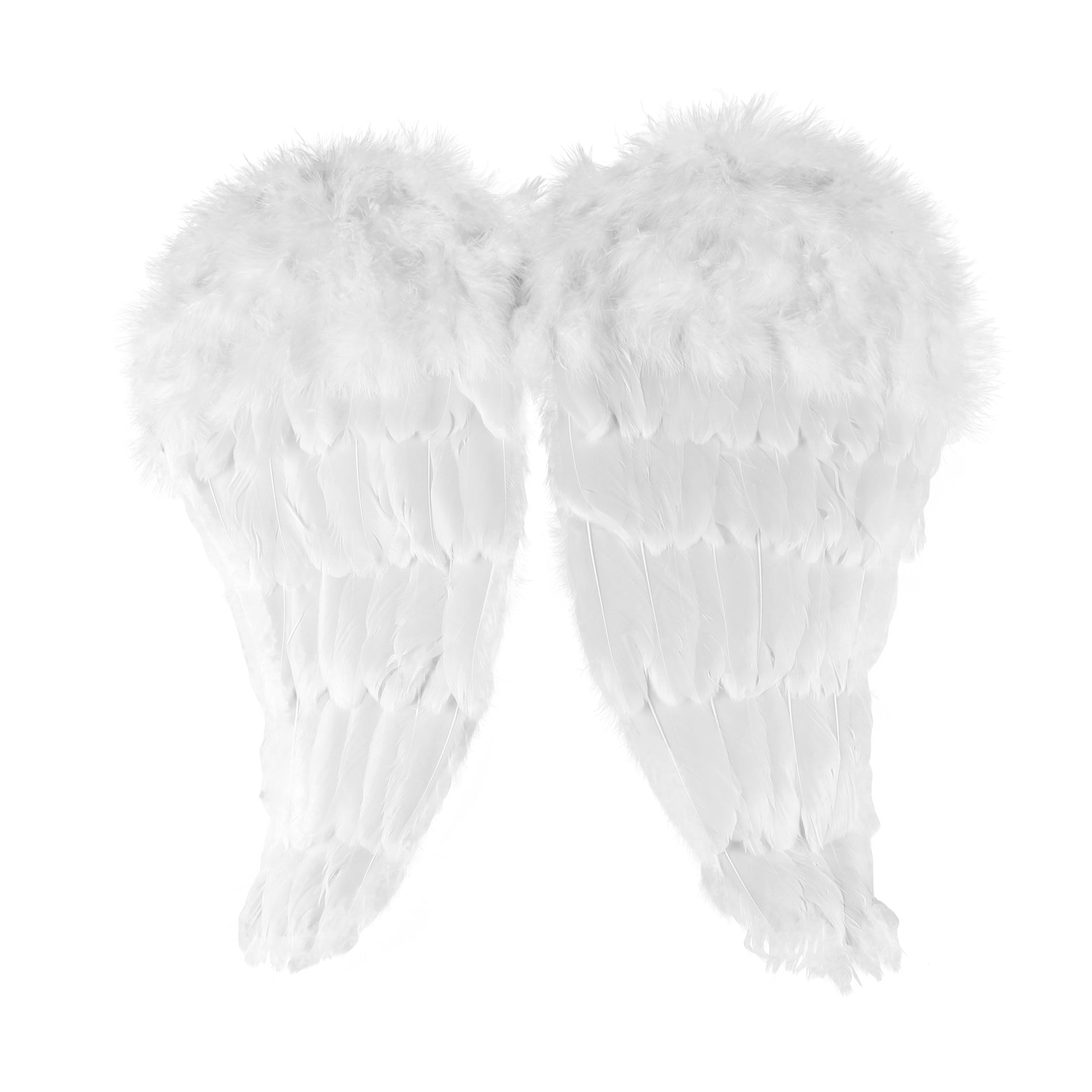 White feather angel wings 48 cm