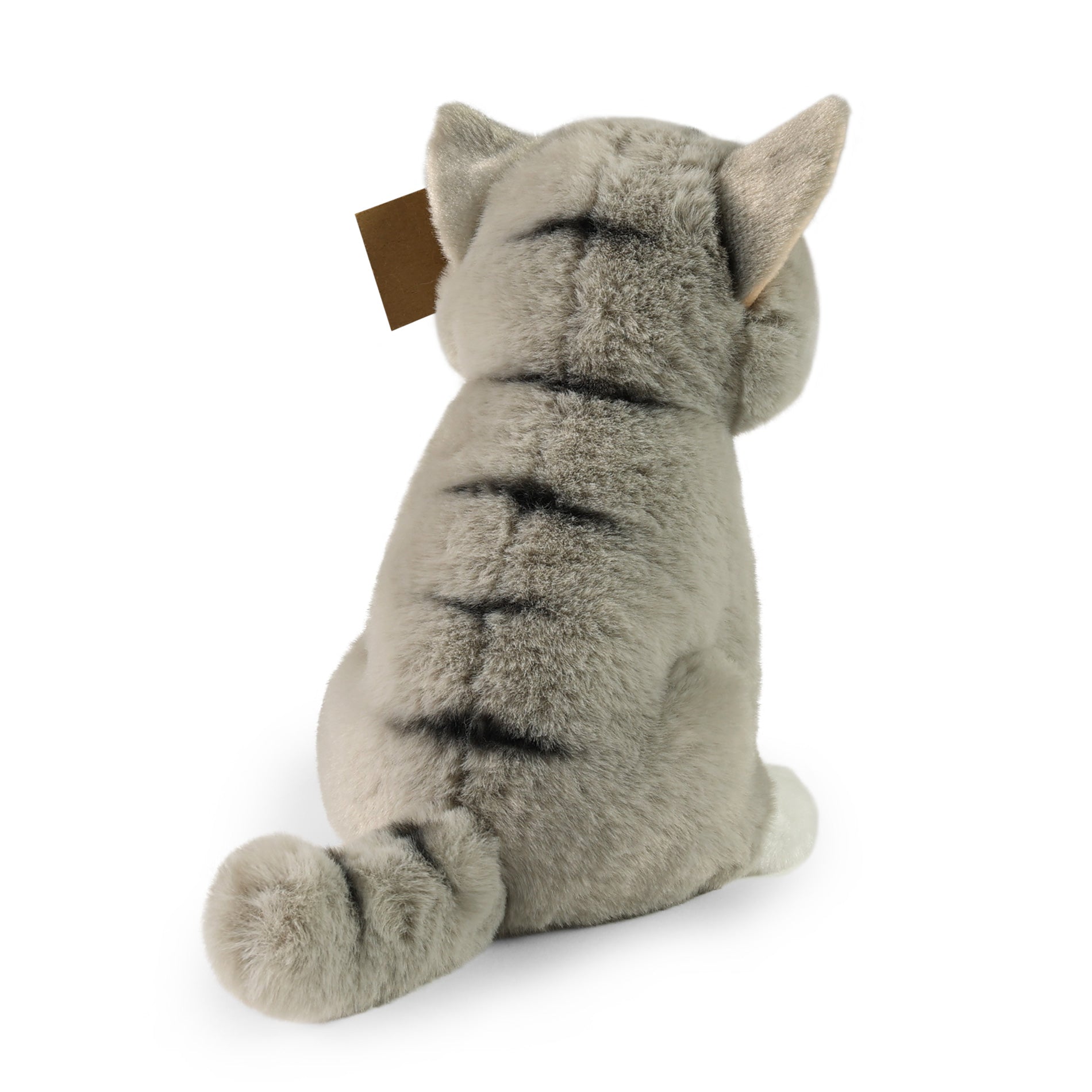 Grey Plush Cat 23 cm