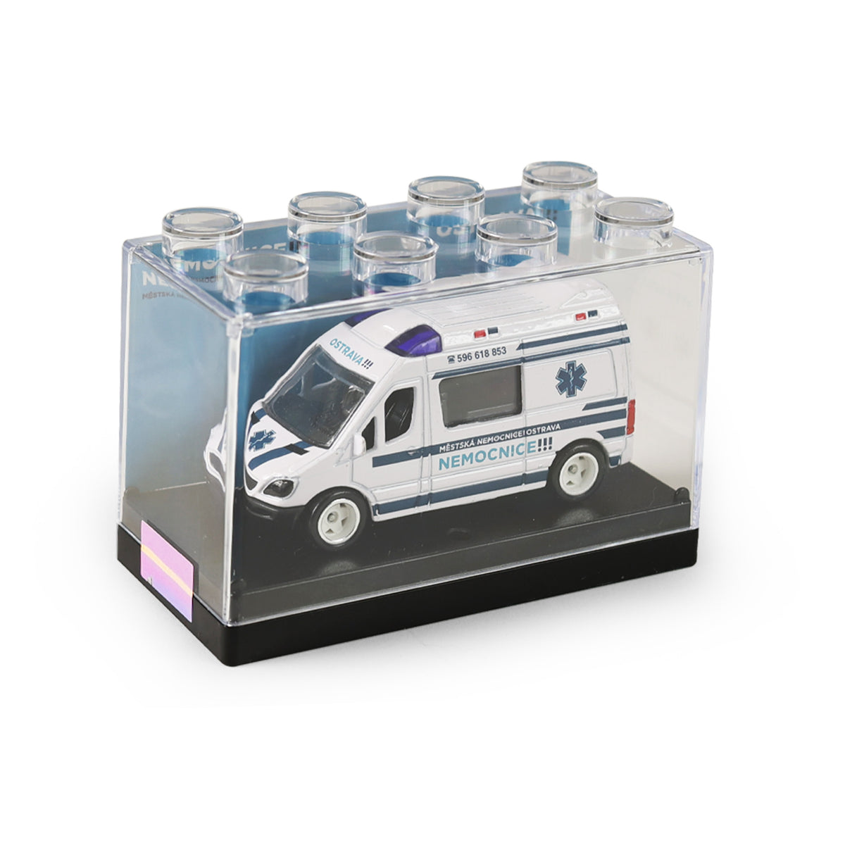 Metal ambulance Ostrava City Hospital 7 cm / Městská nemocnice Ostrava