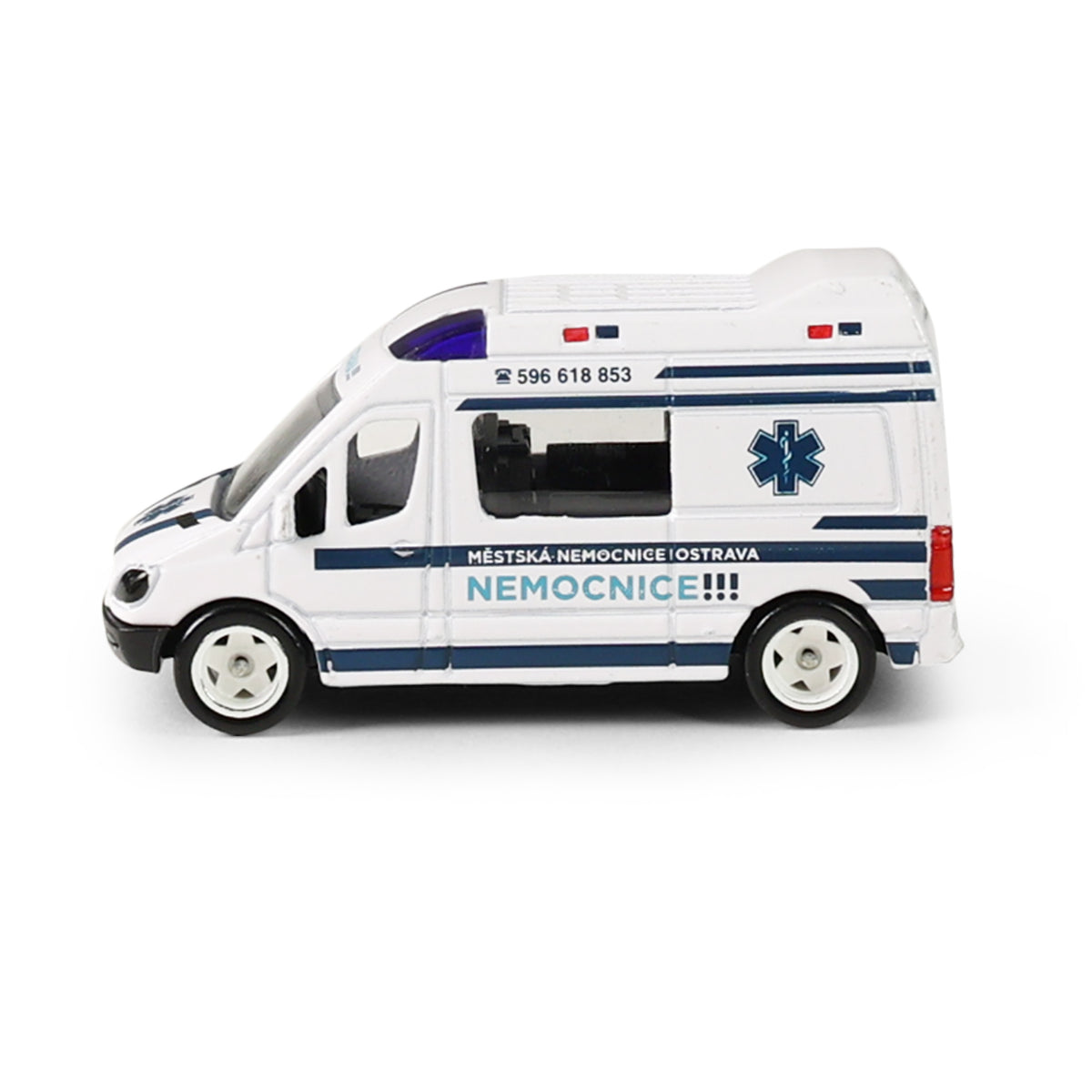 Metal ambulance Ostrava City Hospital 7 cm / Městská nemocnice Ostrava