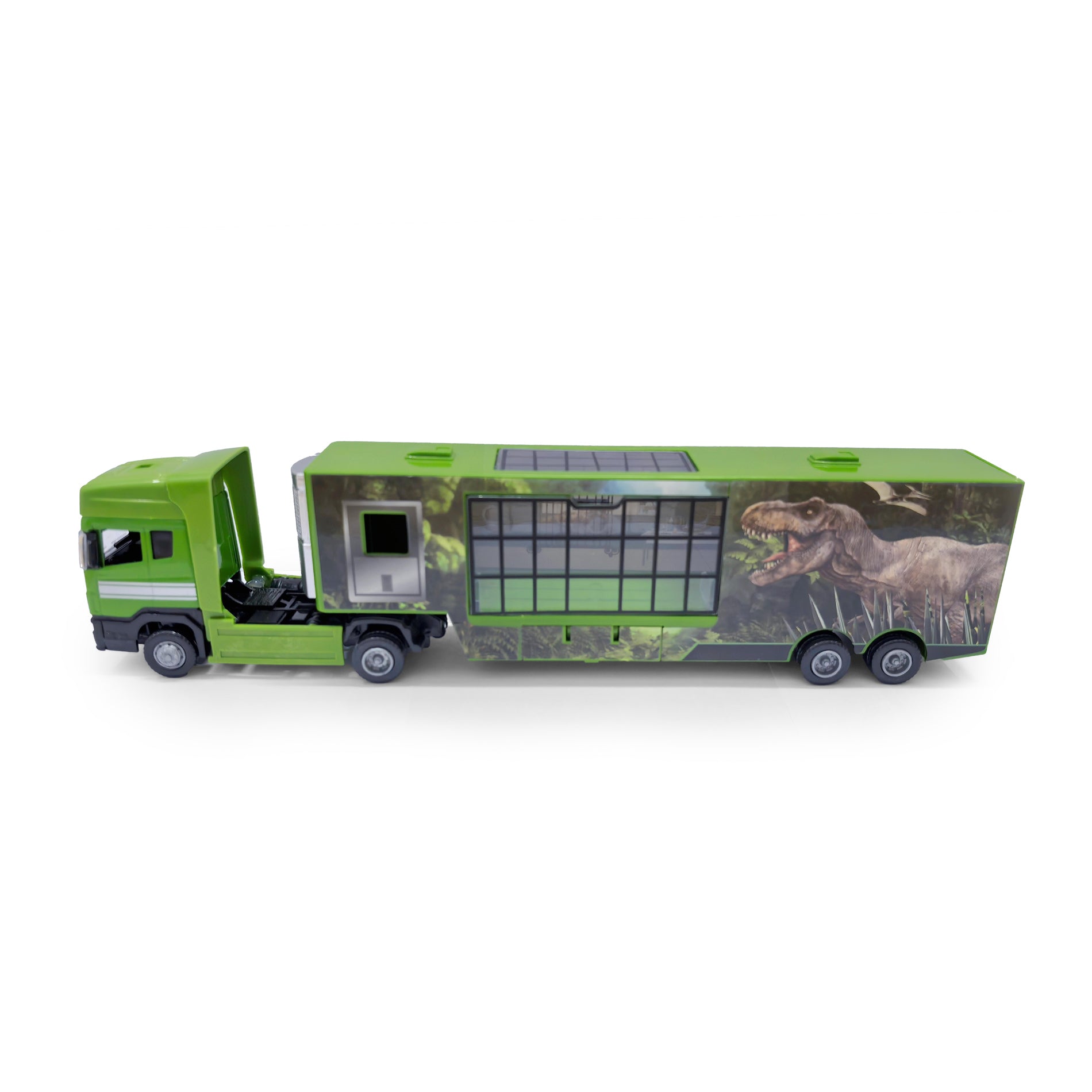Metal and plastic dinosaur truck 32 cm