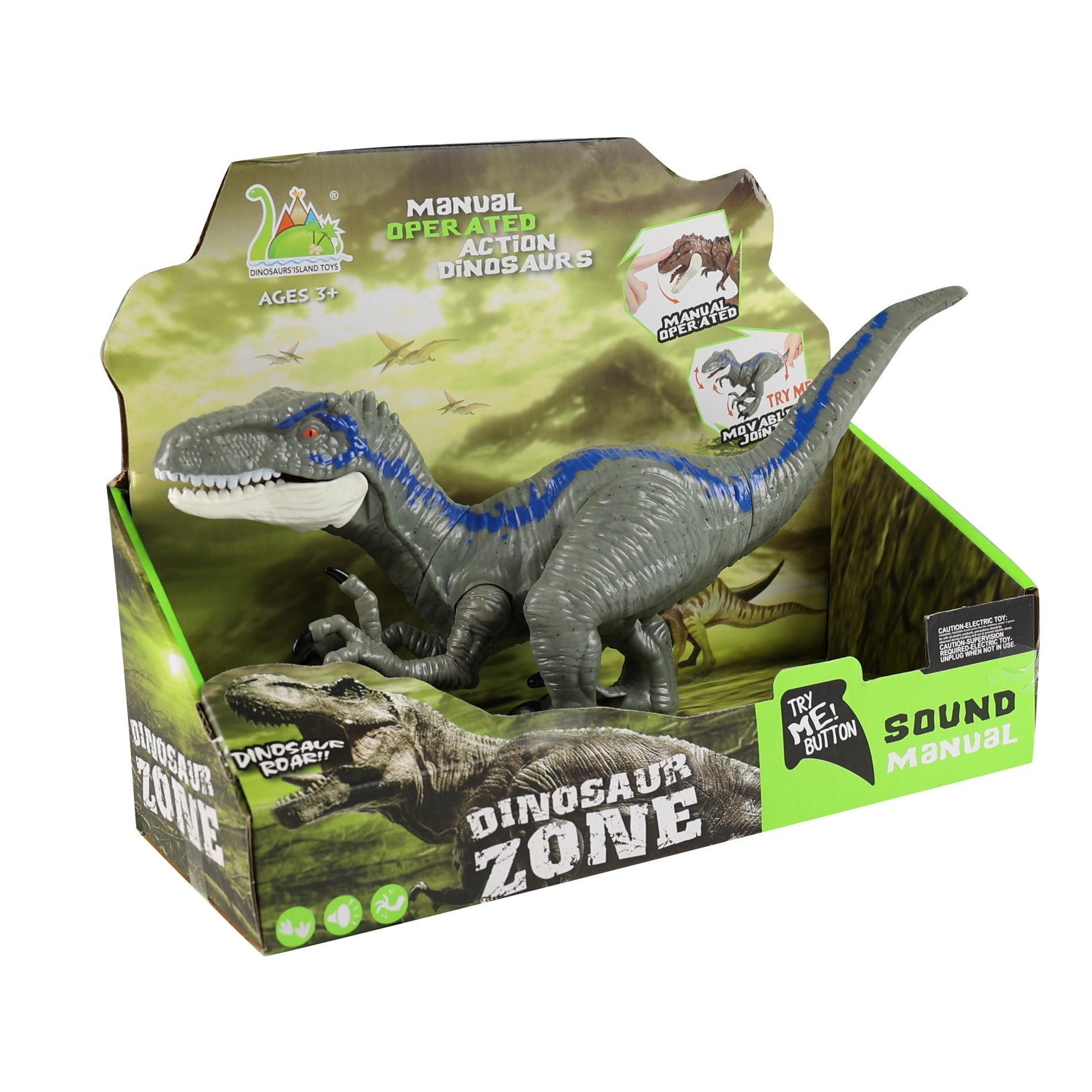 Dinosaur Velociraptor with light and sound