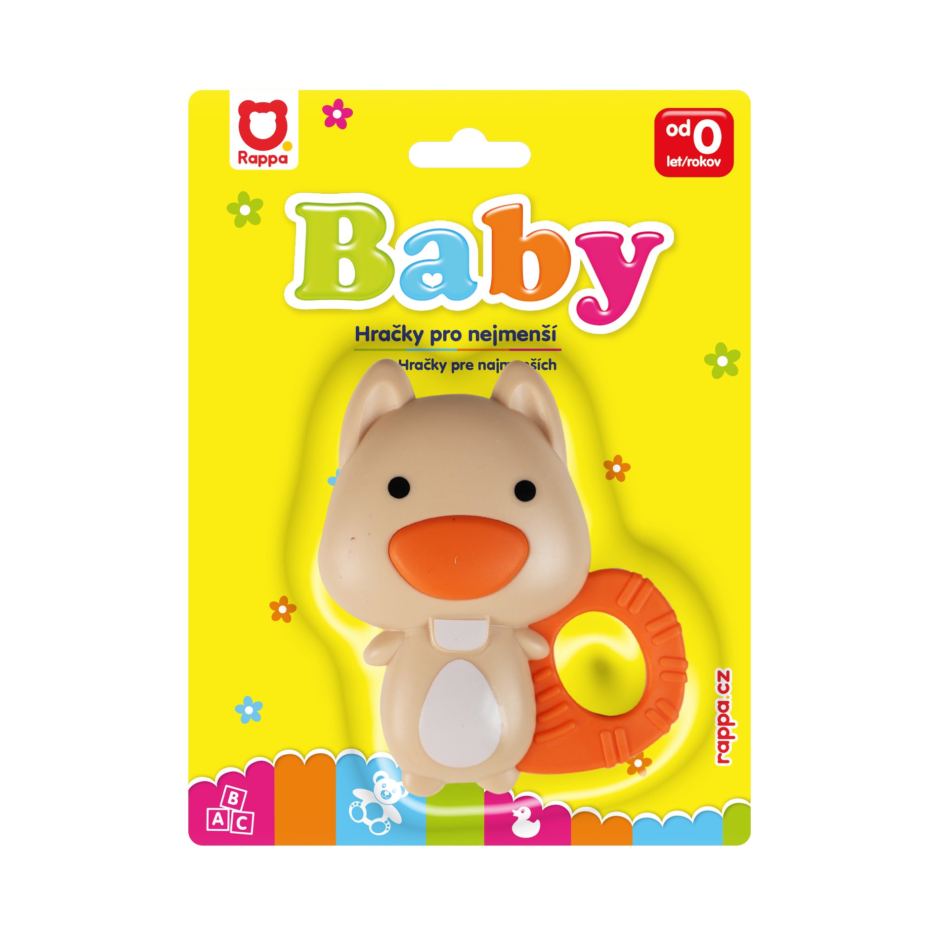 Baby rattle animal