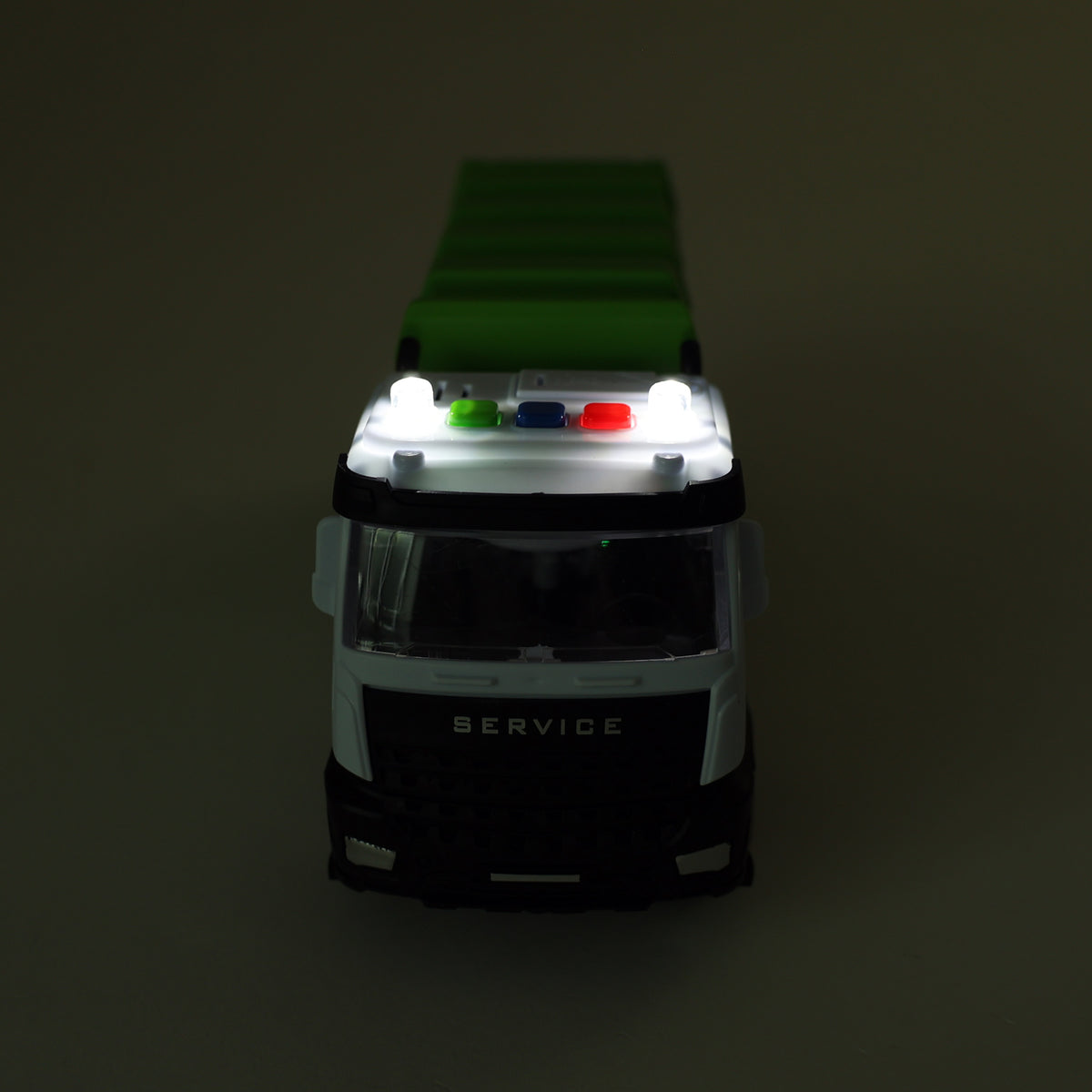 Garbage truck with lights and sounds