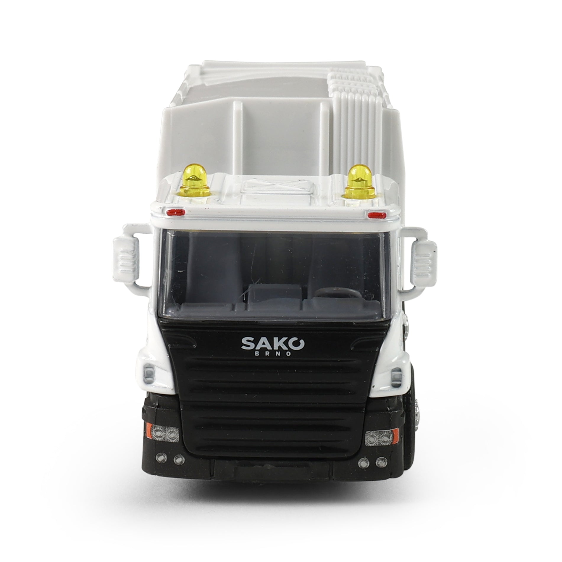 Metal garbage truck SAKO Brno 15 cm / Popelářské auto SAKO