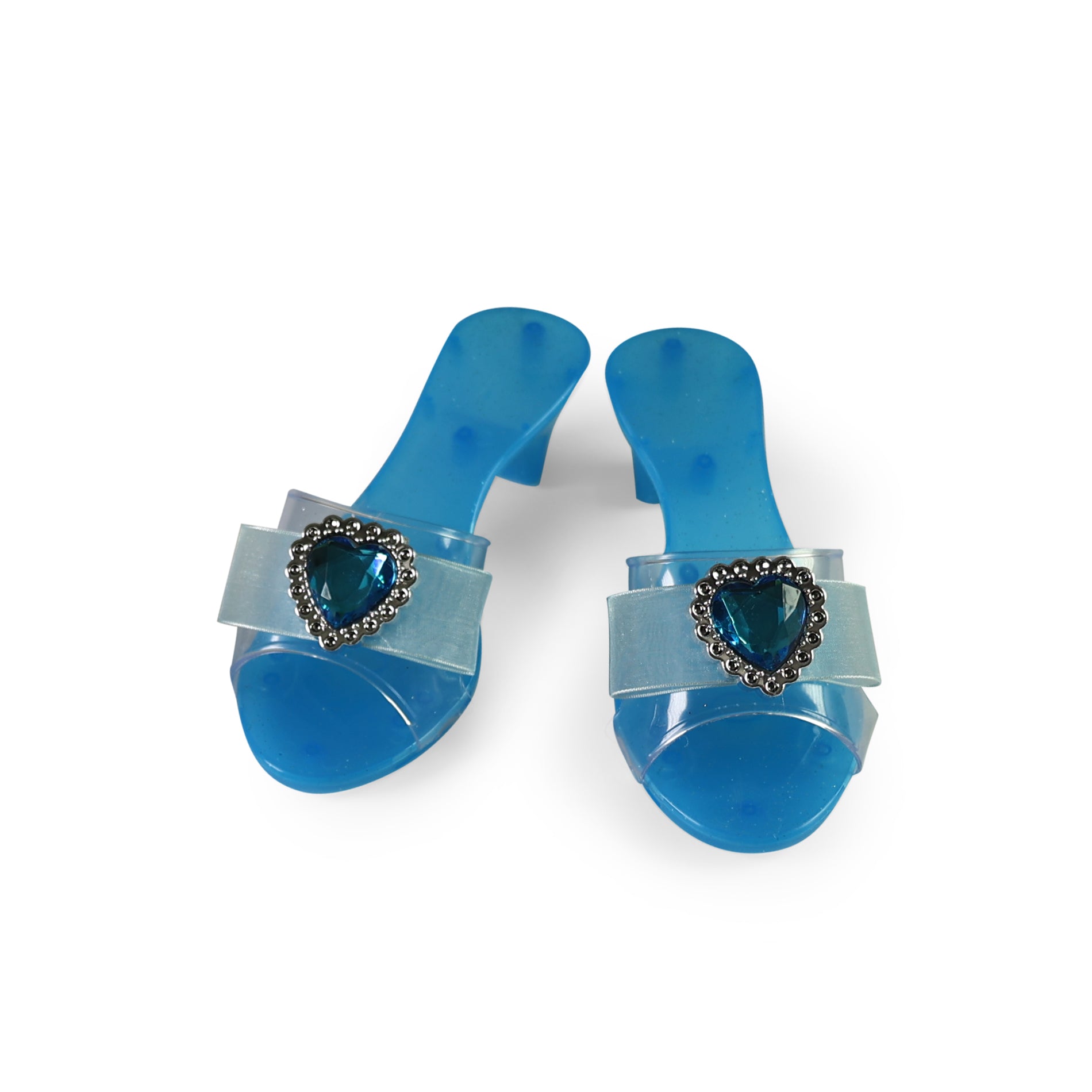 Princess costume set with shoes and accessories, blue