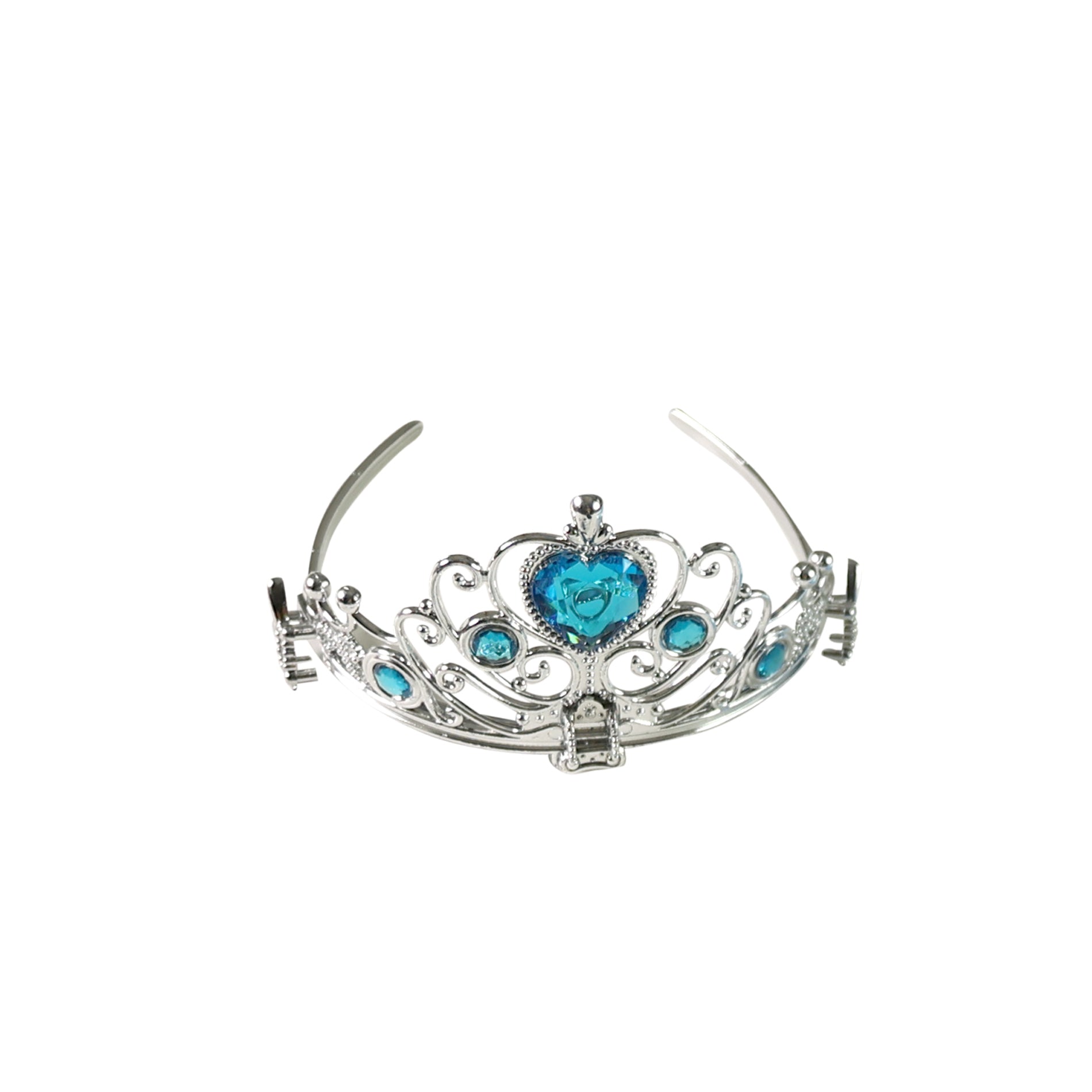 Princess costume set with shoes and accessories, blue