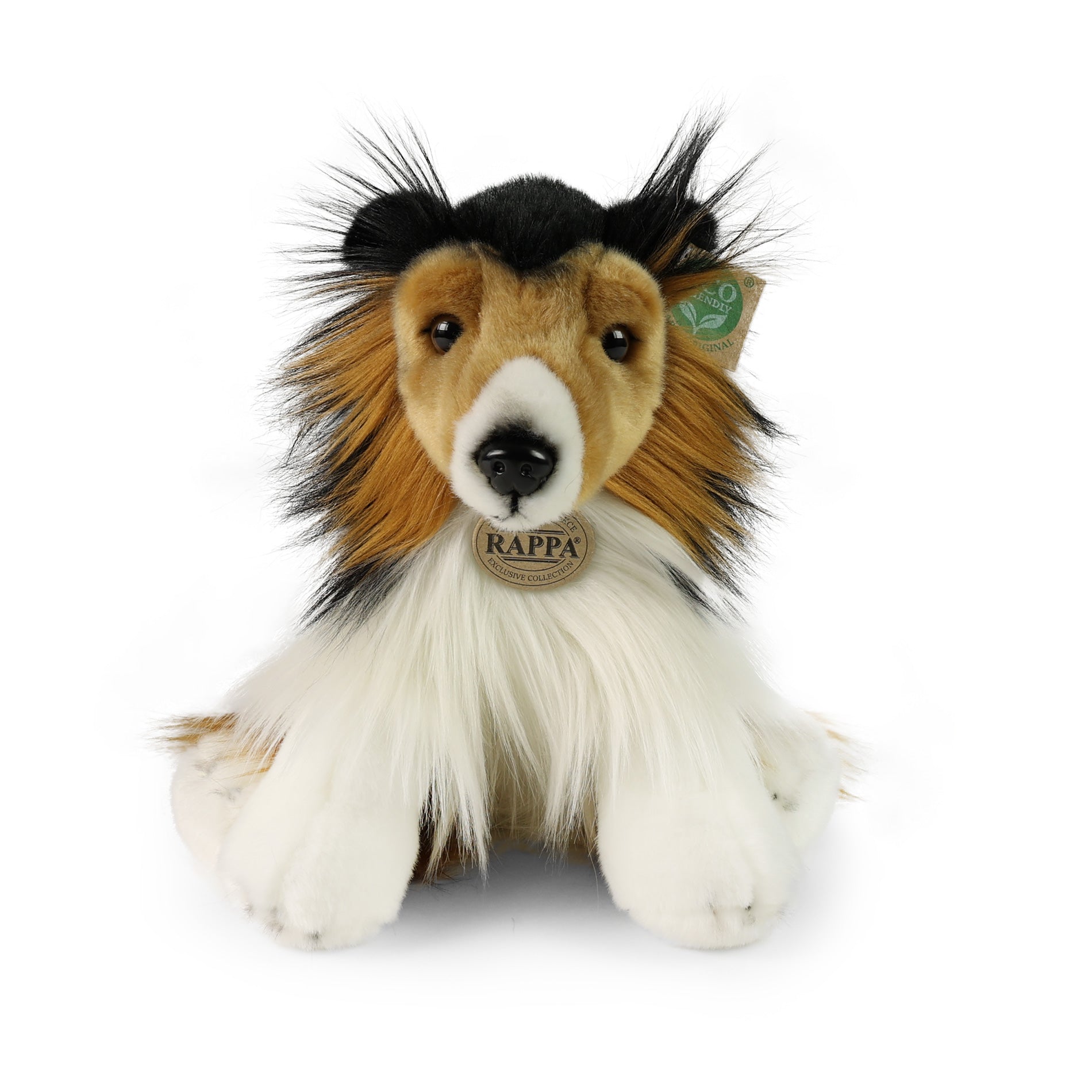 Plush Long-Haired Collie Dog 28 cm