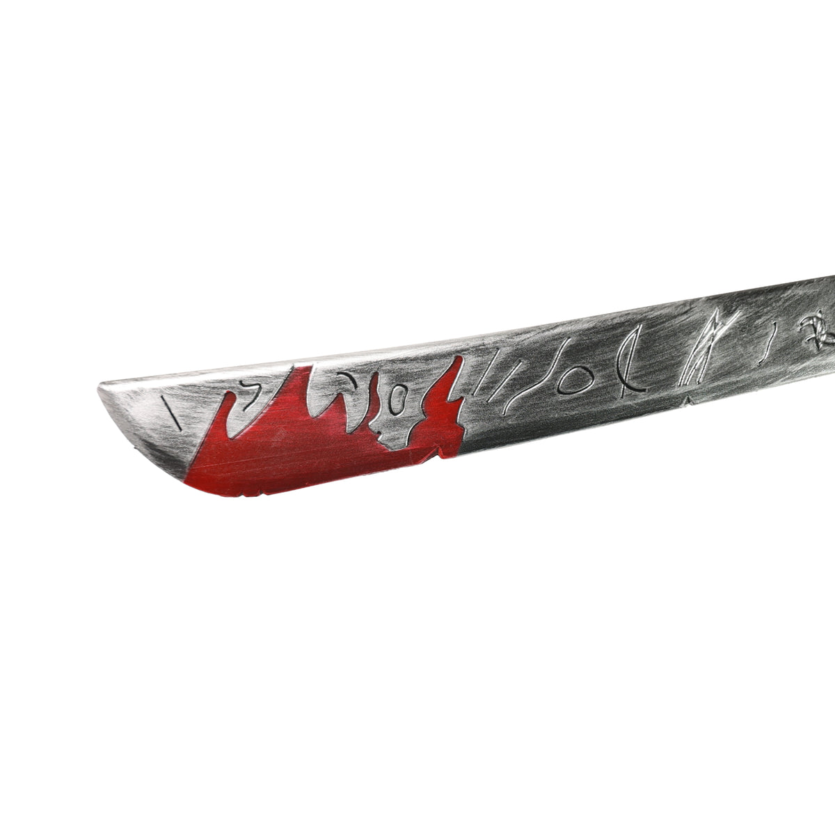 Halloween machete with blood effect 74 cm
